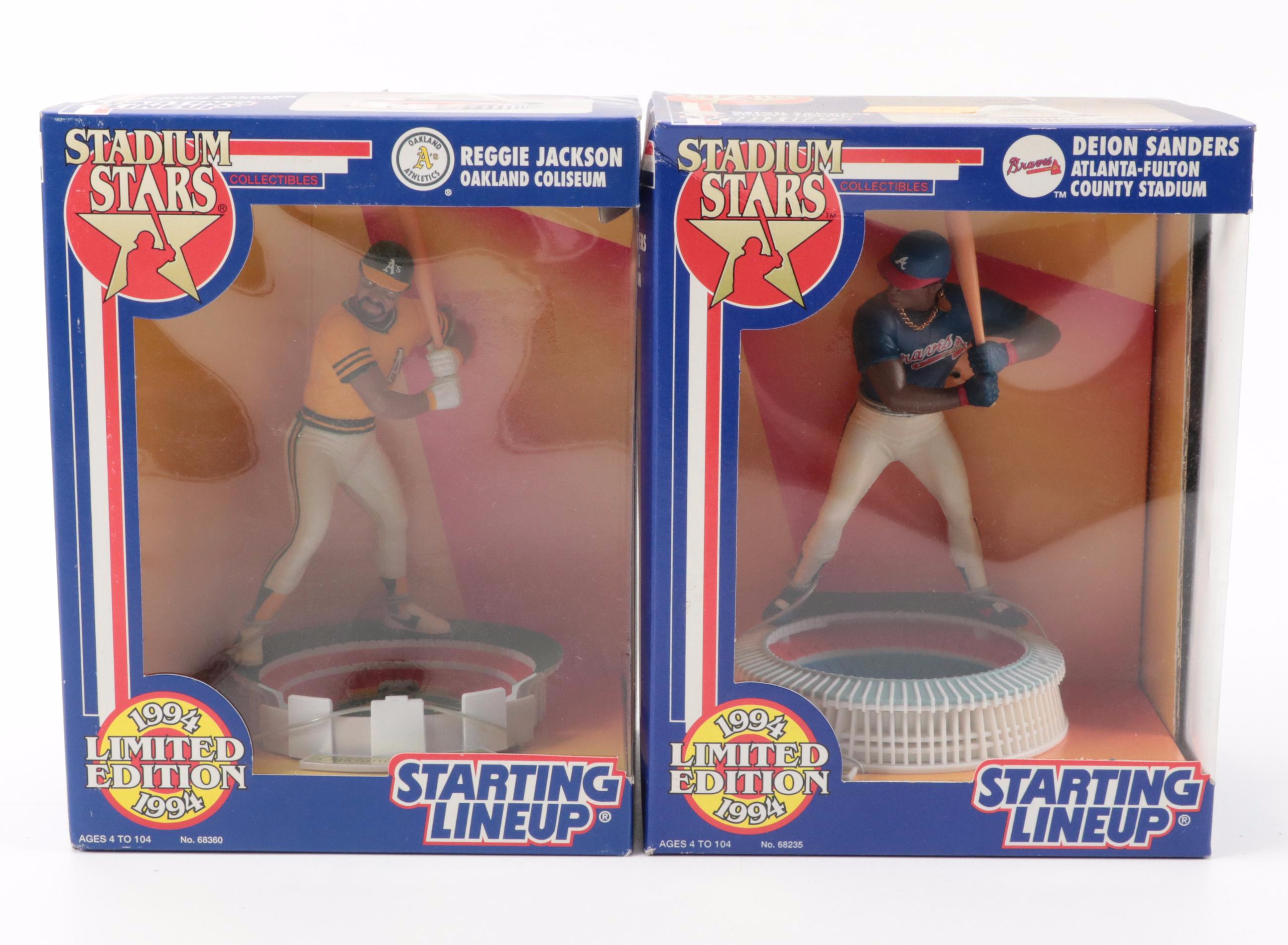 Kenner Starting Lineup Stadium Stars Deion Sanders, More MLB Baseball Figures
