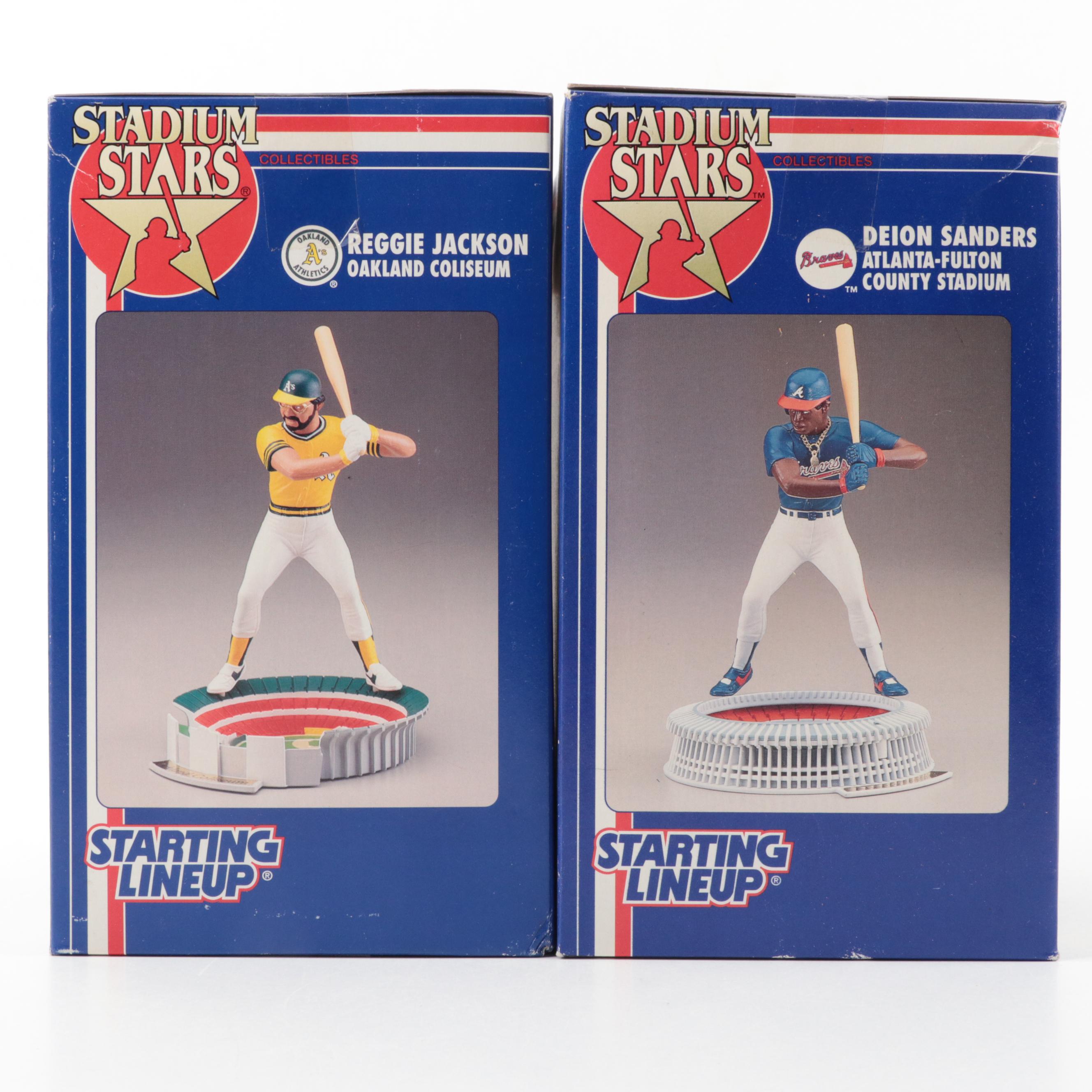 Kenner Starting Lineup Stadium Stars Deion Sanders, More MLB Baseball Figures