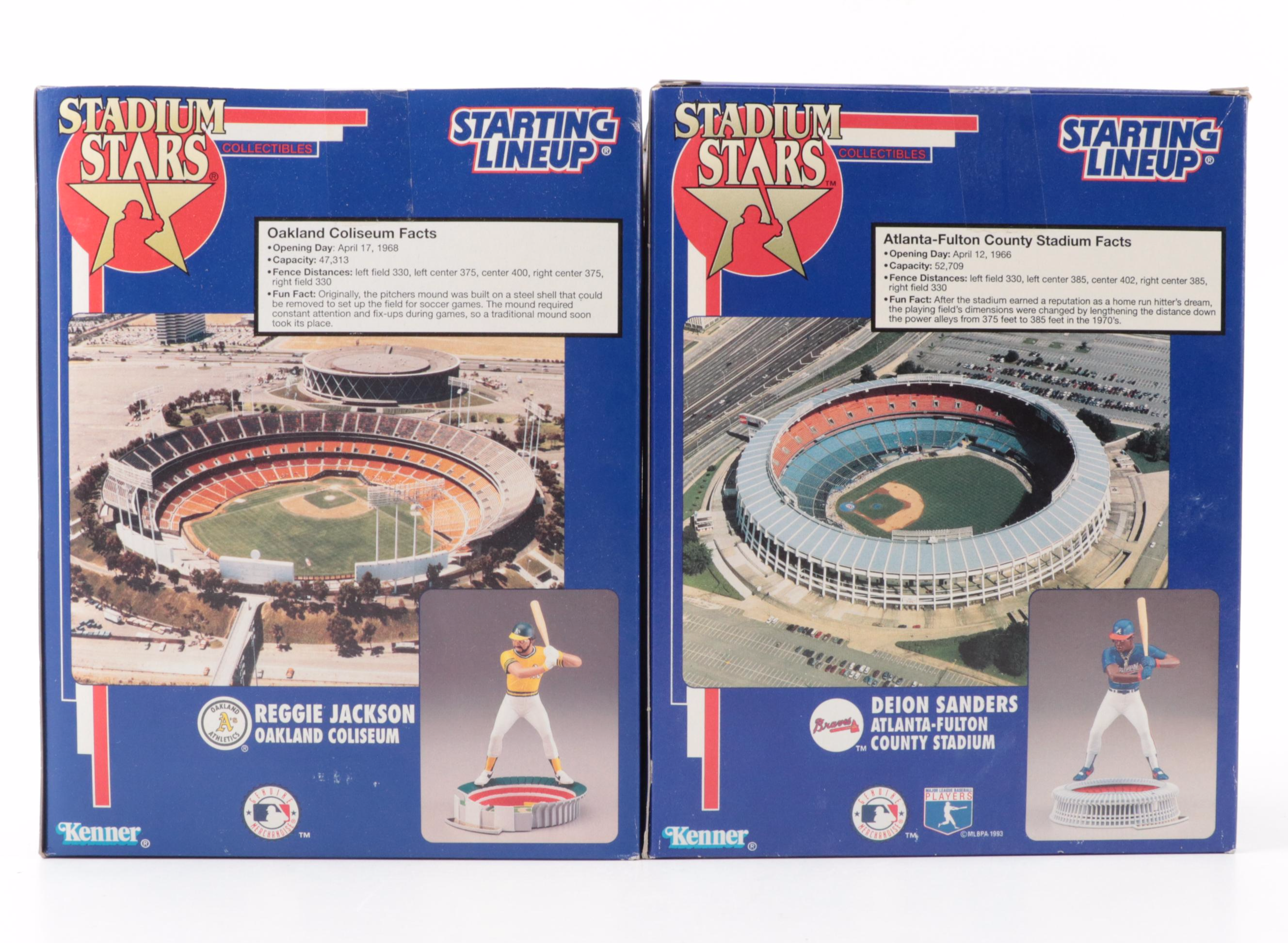 Kenner Starting Lineup Stadium Stars Deion Sanders, More MLB Baseball Figures