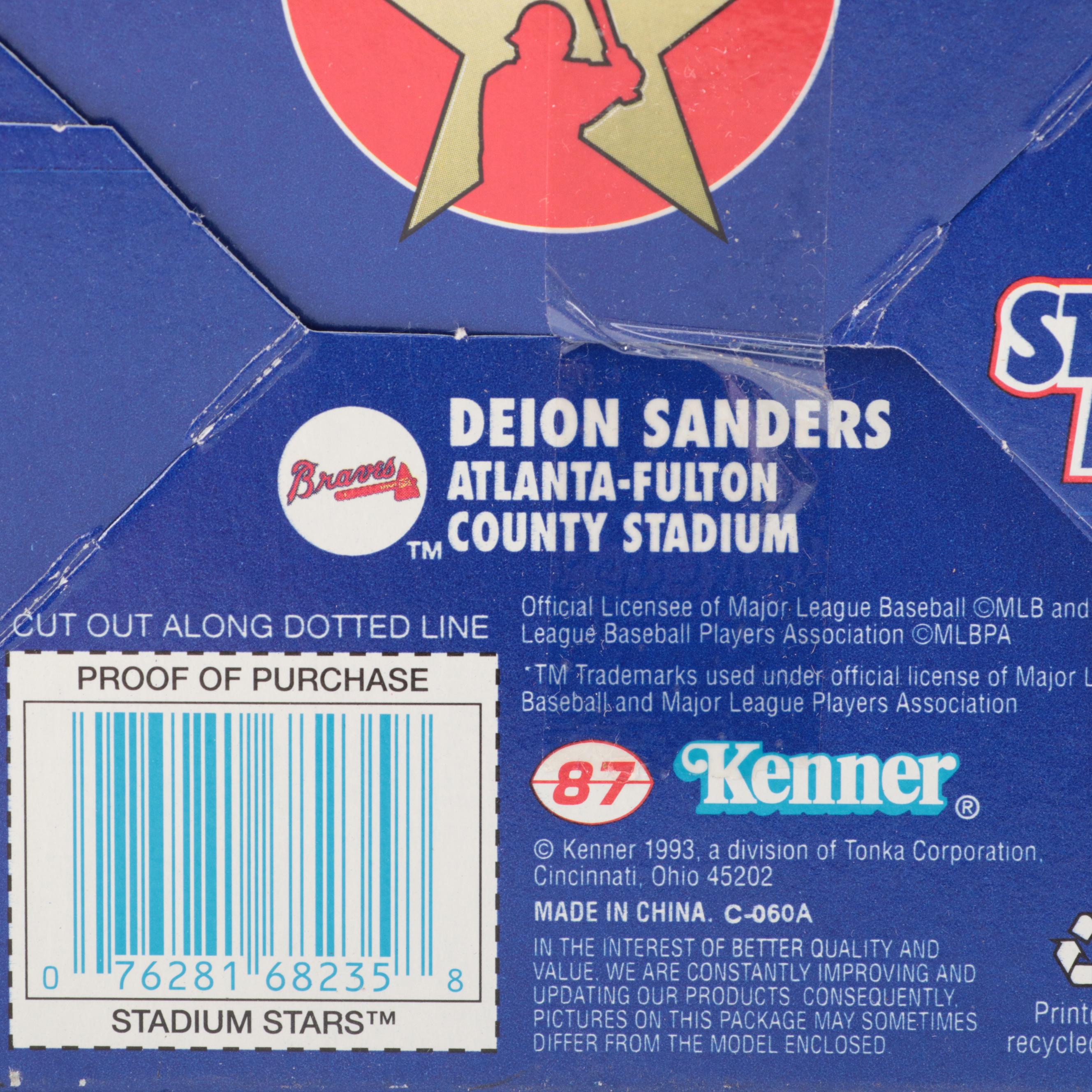 Kenner Starting Lineup Stadium Stars Deion Sanders, More MLB Baseball Figures