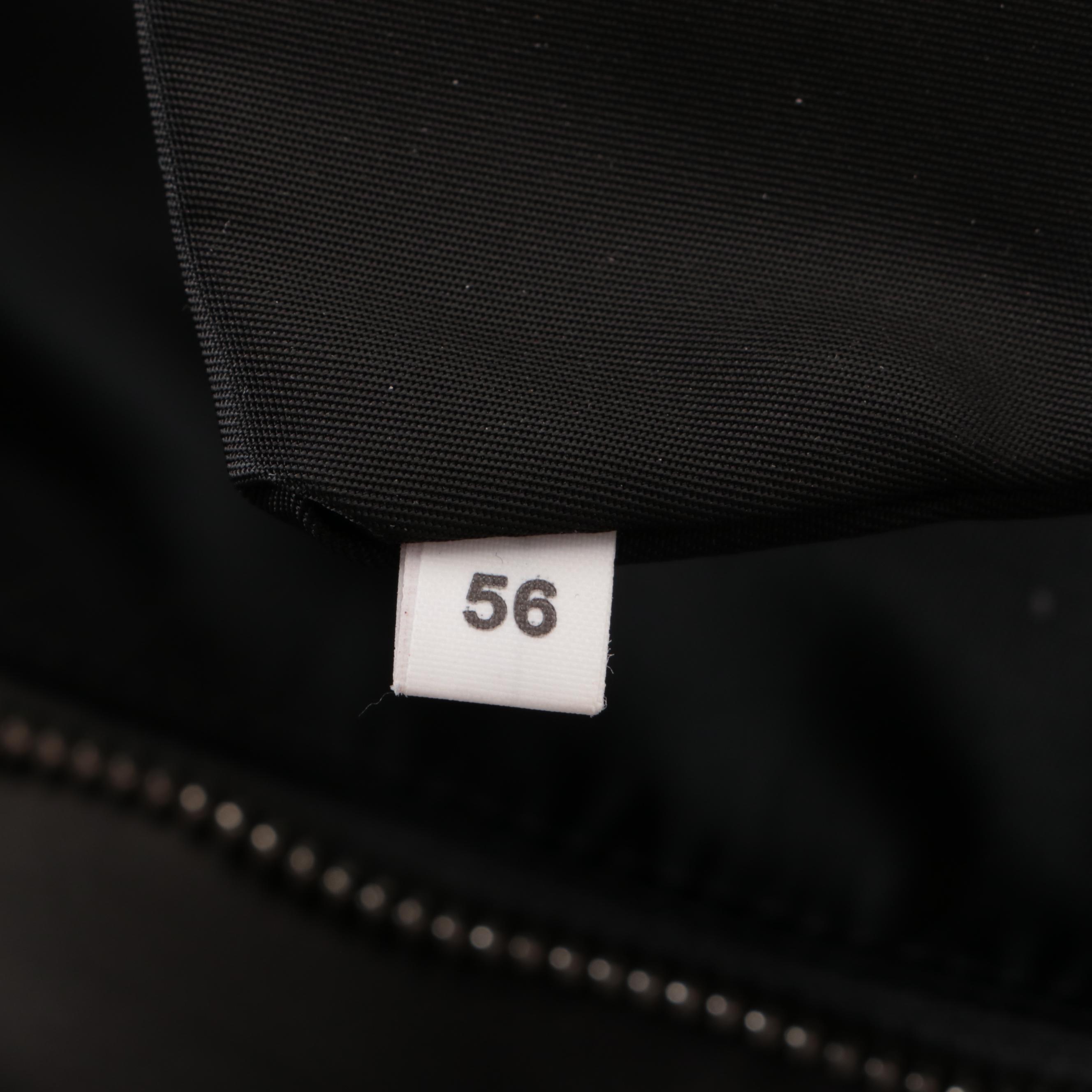 Prada Fold-Over Convertible Backpack Tote in Tessuto Nylon and Leather Trim