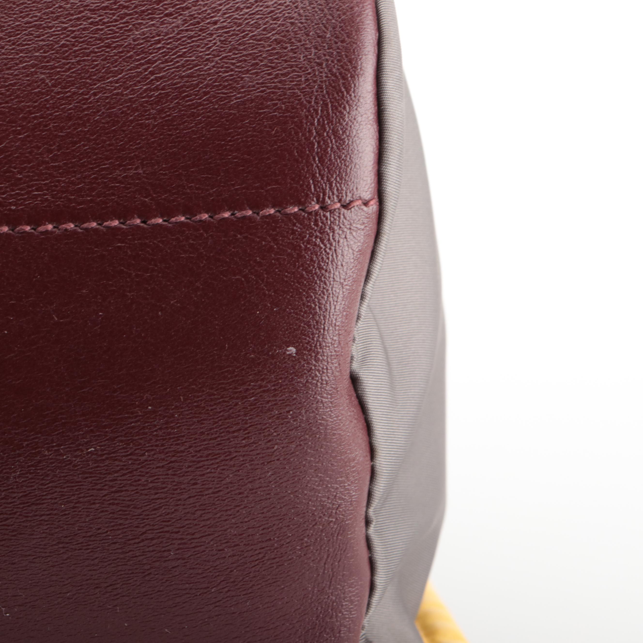 Prada Fold-Over Convertible Backpack Tote in Tessuto Nylon and Leather Trim