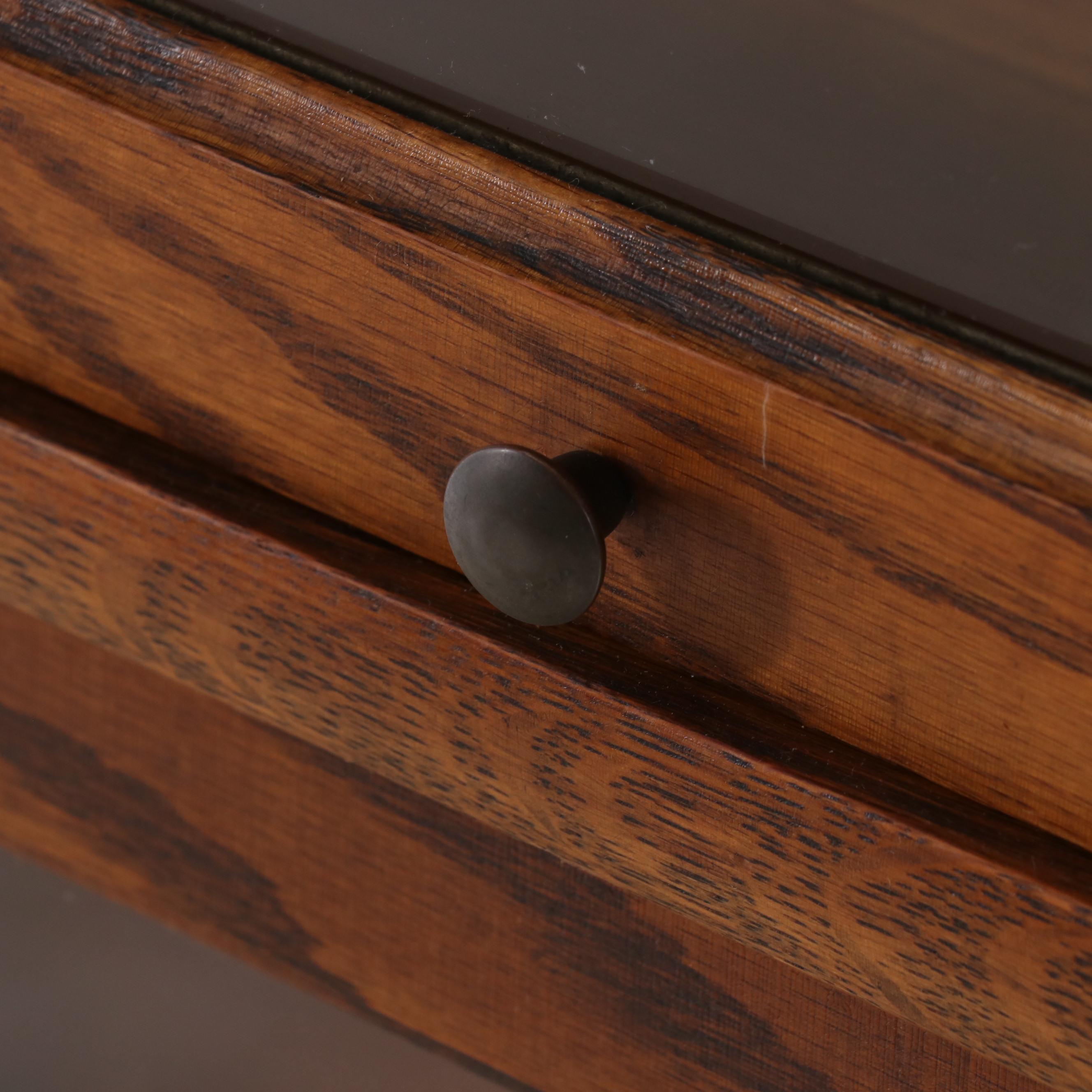 Skandia Furniture Co. "The Viking" Oak Three-Stack Barrister's Bookcase