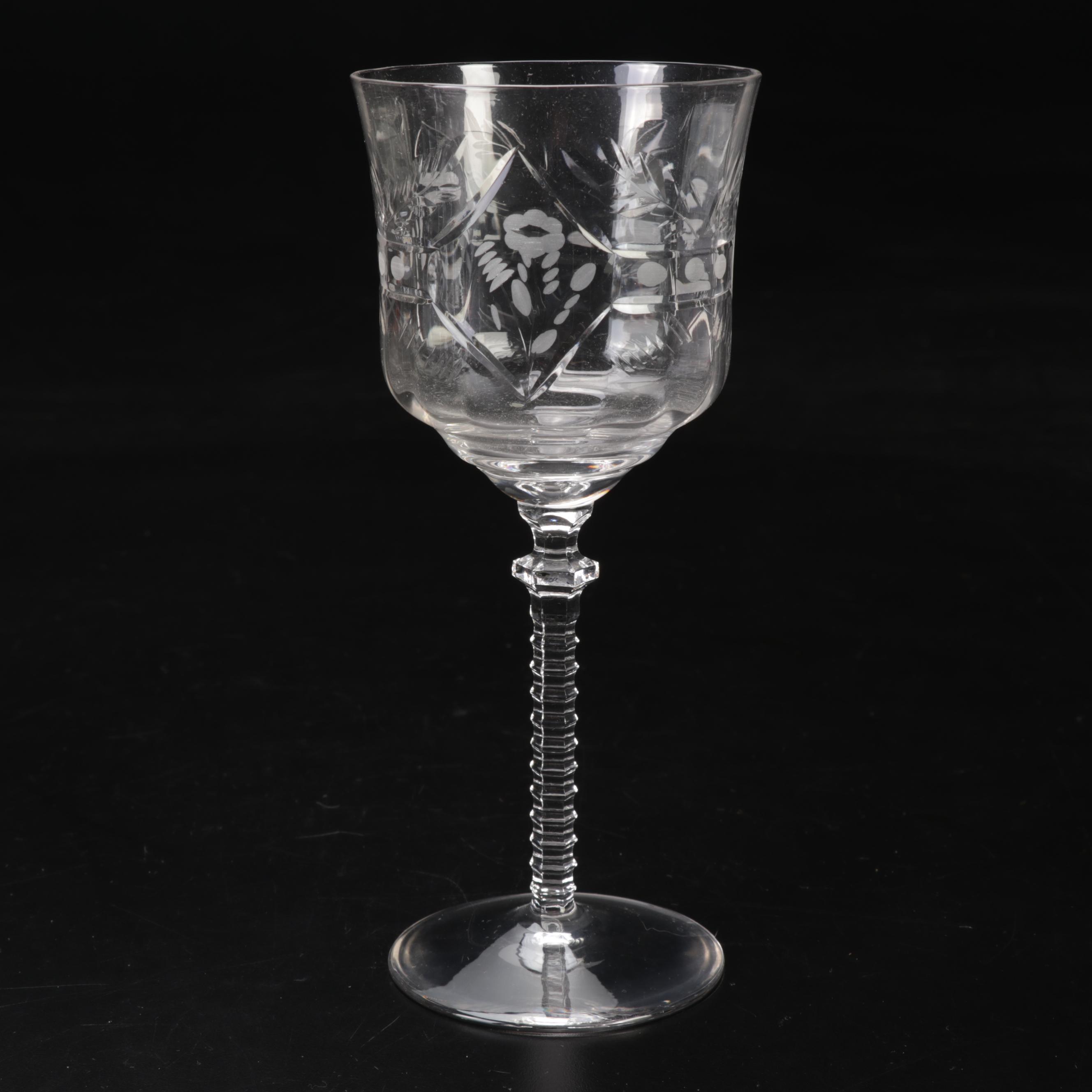 Rock Sharpe "Halifax" Goblets, Wine Glasses, Champagne Coupes and Cocktail Glass