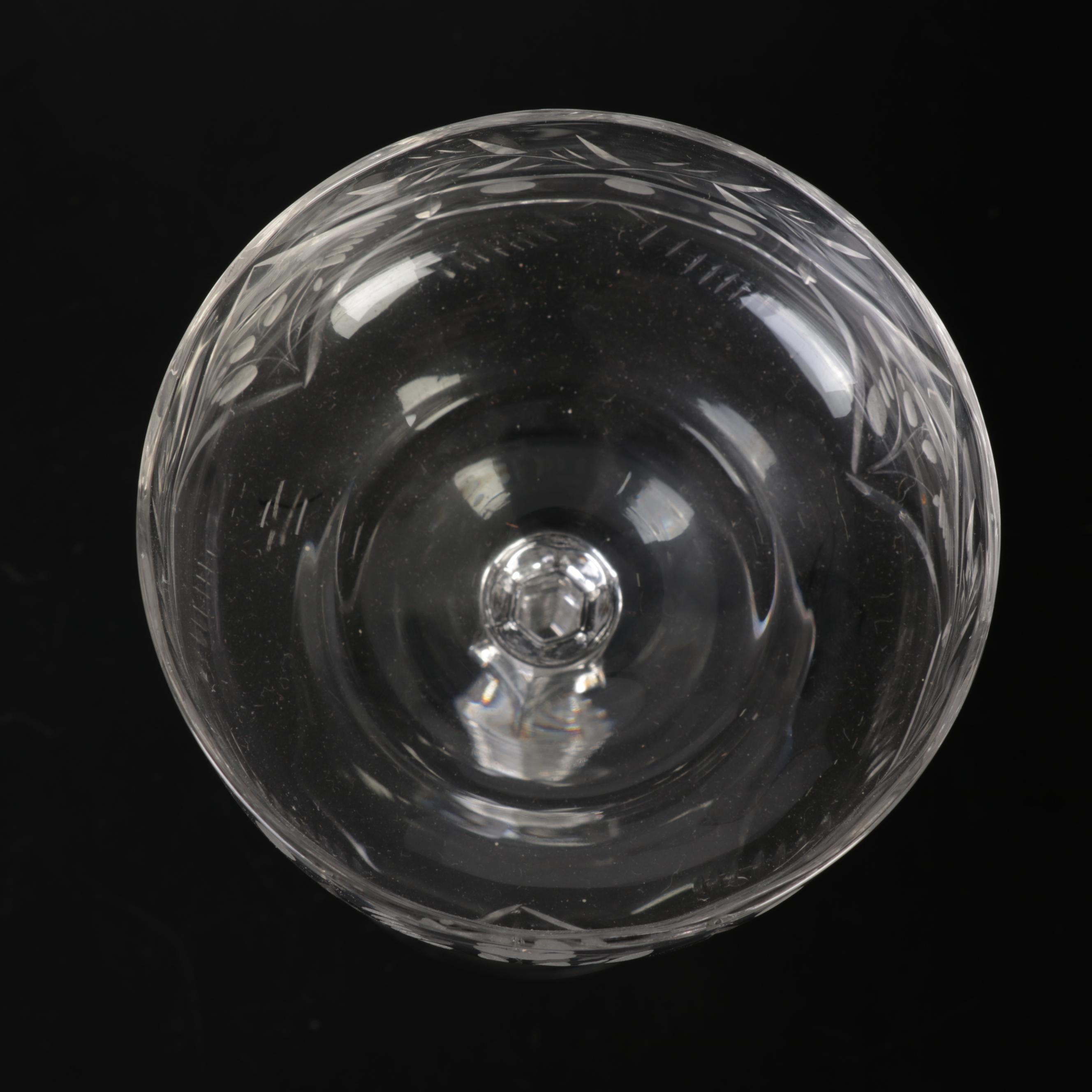 Rock Sharpe "Halifax" Goblets, Wine Glasses, Champagne Coupes and Cocktail Glass