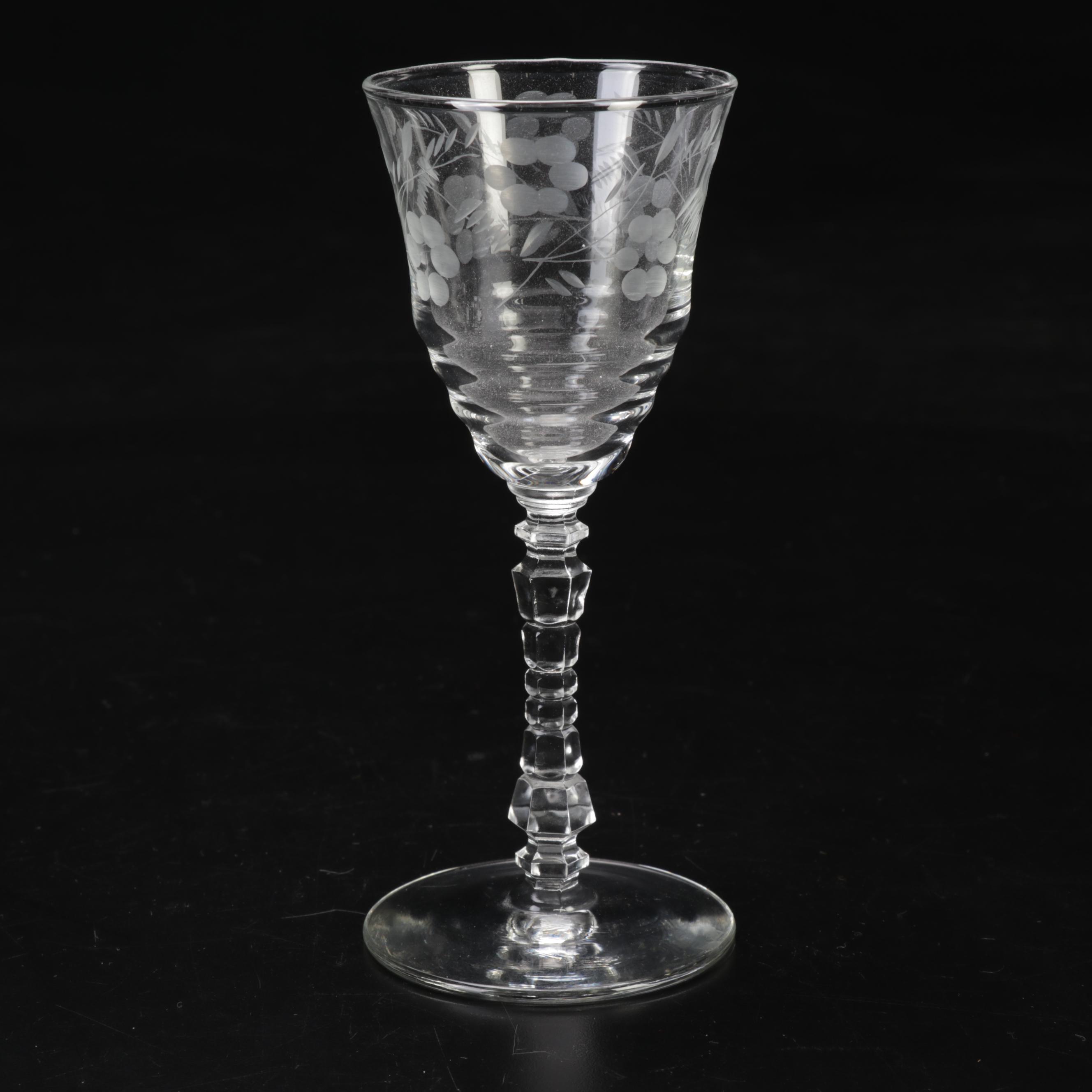Rock Sharpe "Halifax" Goblets, Wine Glasses, Champagne Coupes and Cocktail Glass