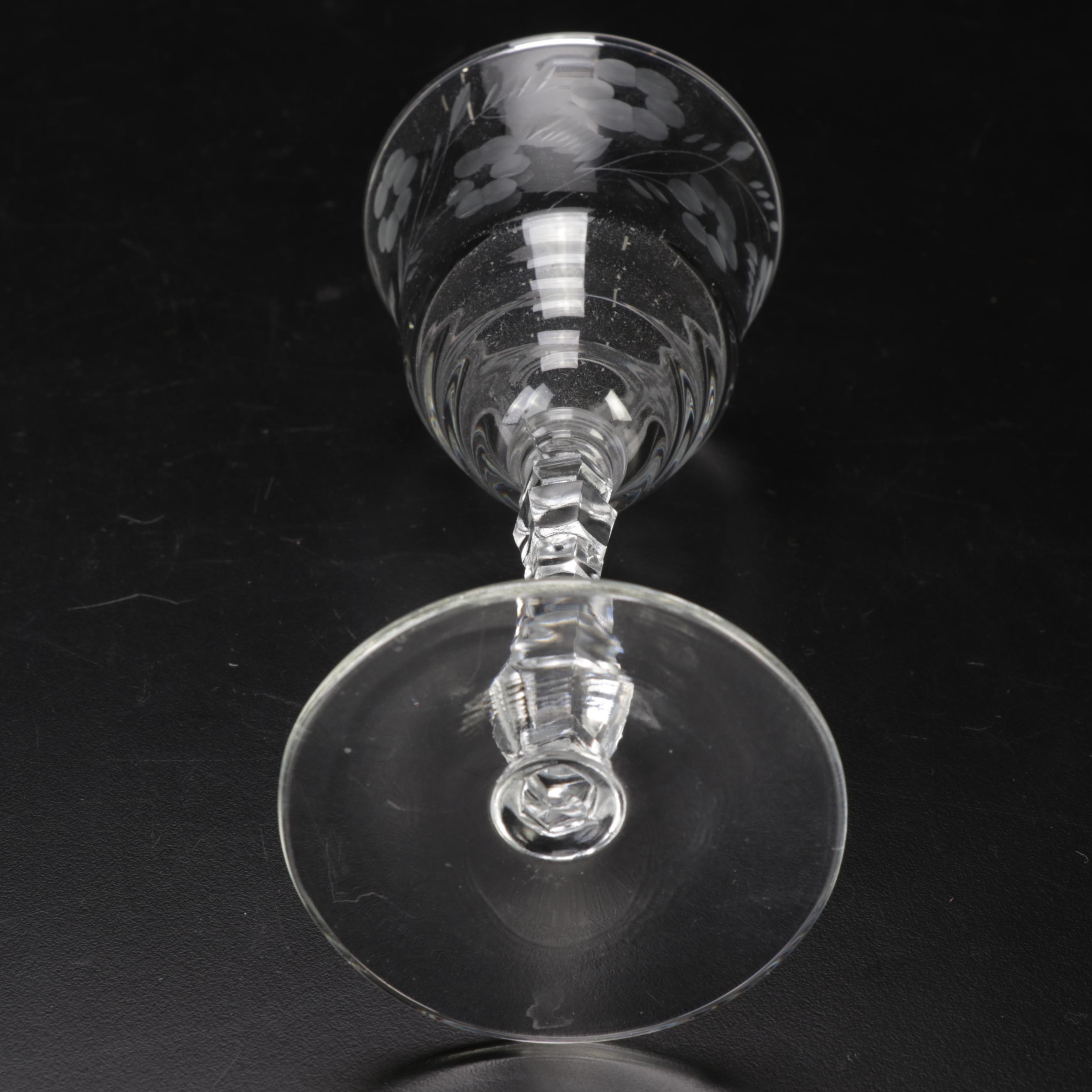 Rock Sharpe "Halifax" Goblets, Wine Glasses, Champagne Coupes and Cocktail Glass