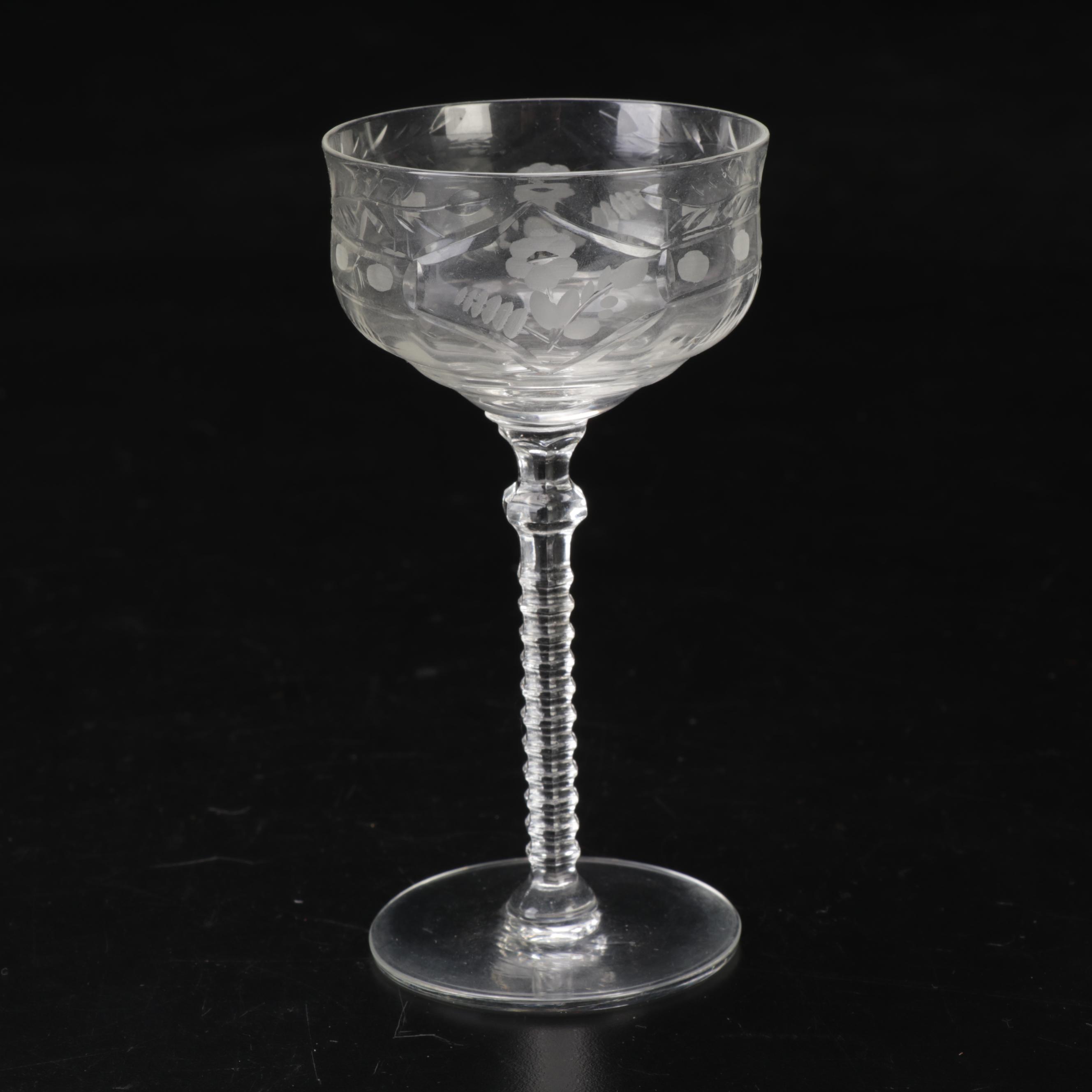 Rock Sharpe "Halifax" Goblets, Wine Glasses, Champagne Coupes and Cocktail Glass