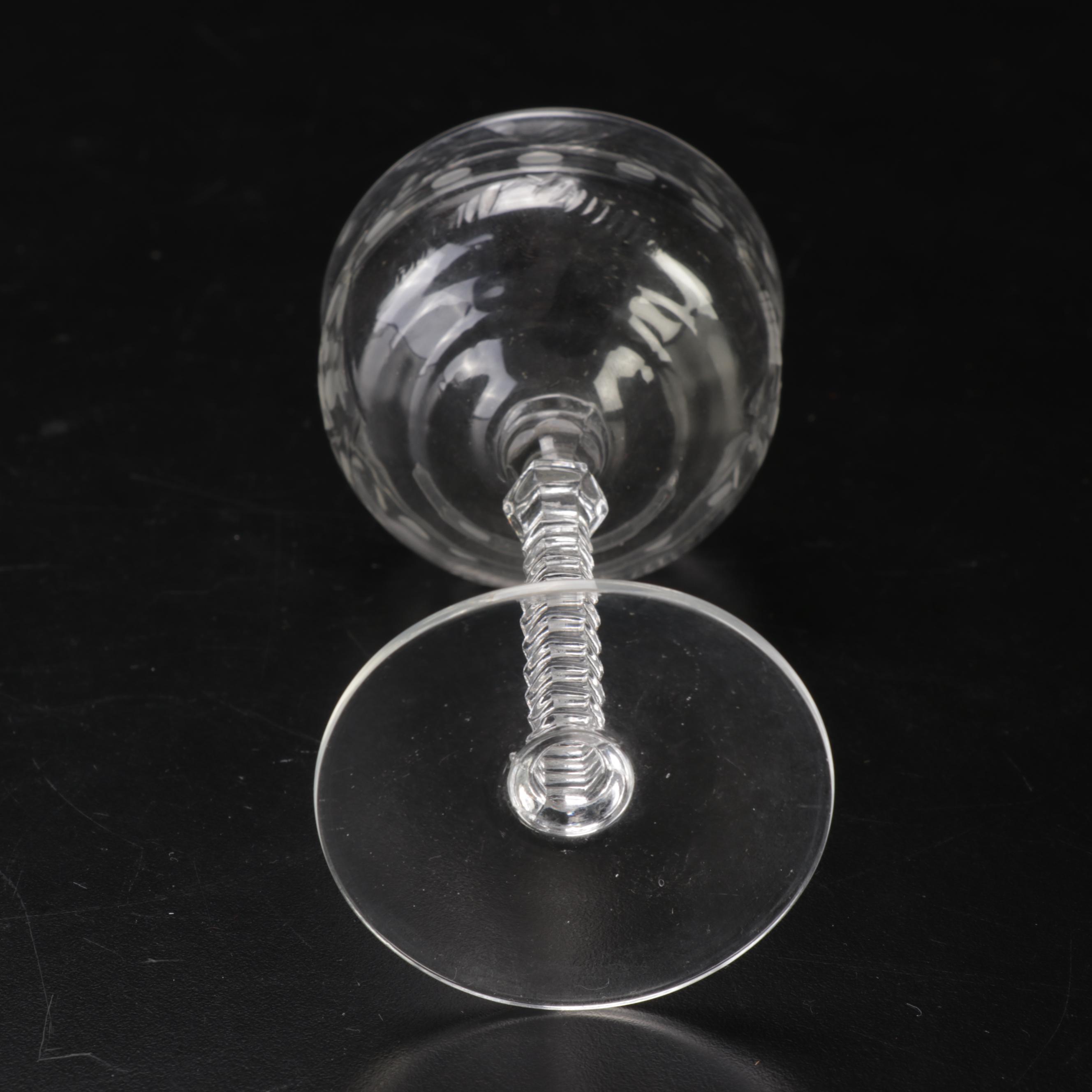 Rock Sharpe "Halifax" Goblets, Wine Glasses, Champagne Coupes and Cocktail Glass