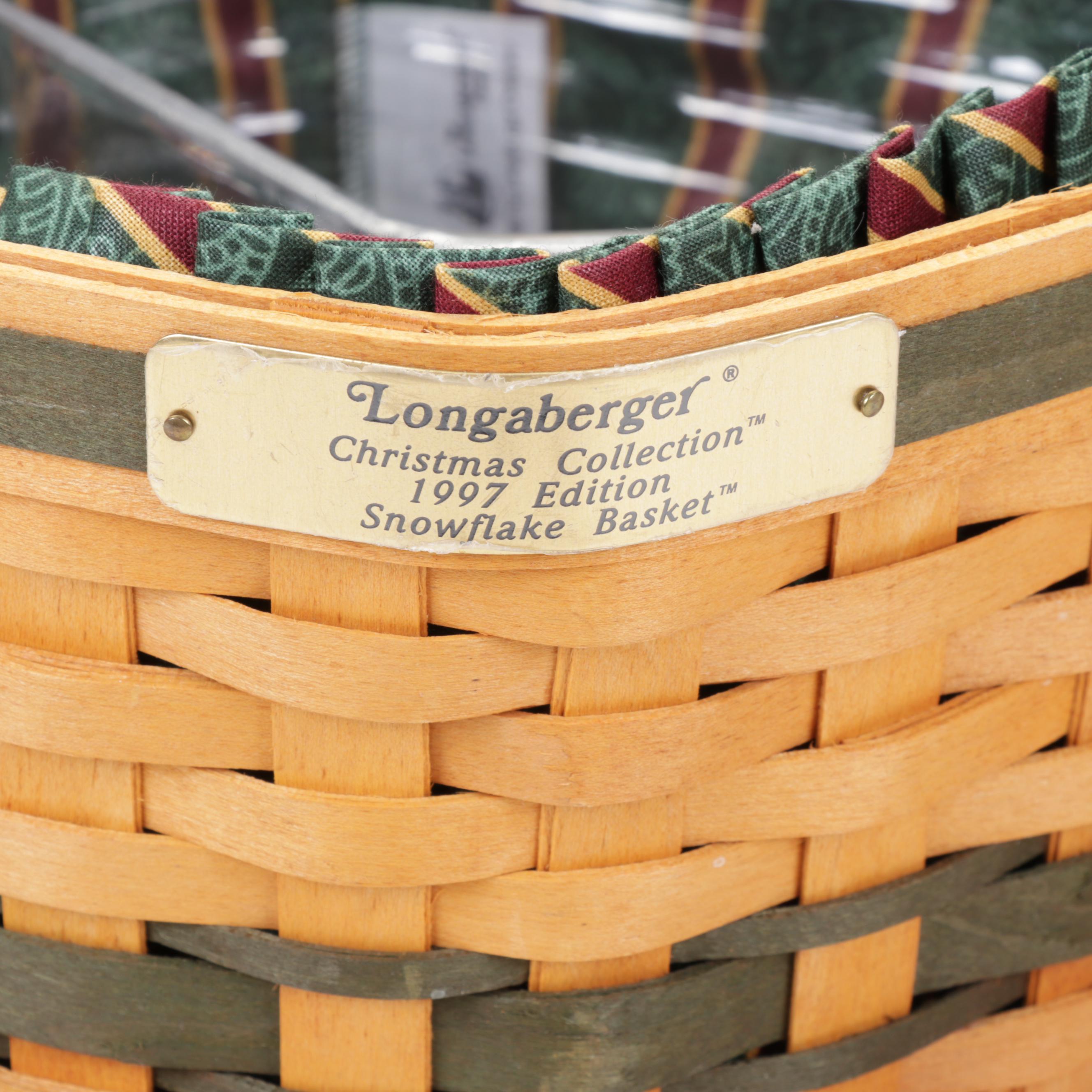 Longaberger and Royce Craft Basket Collection With Liners