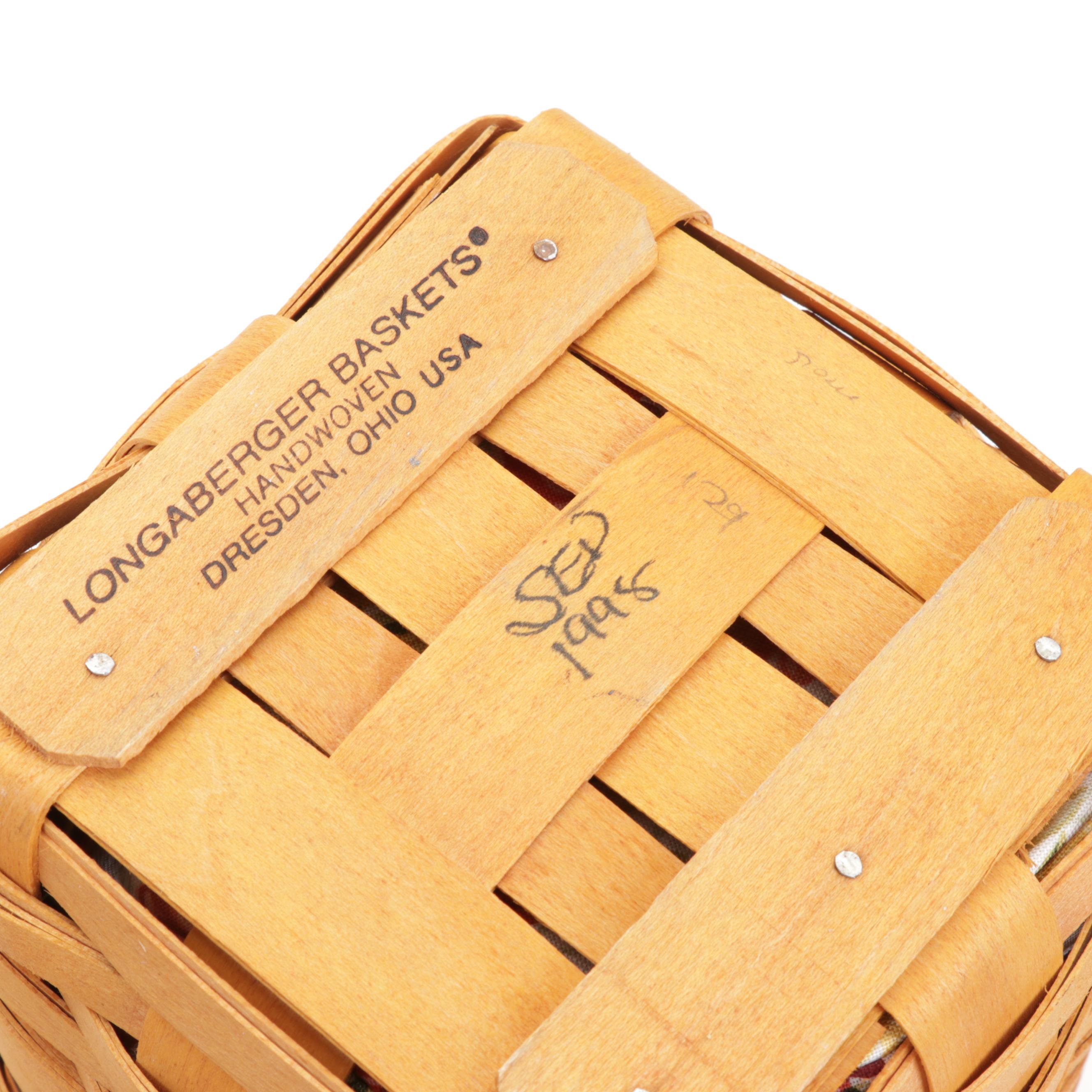 Longaberger and Royce Craft Basket Collection With Liners