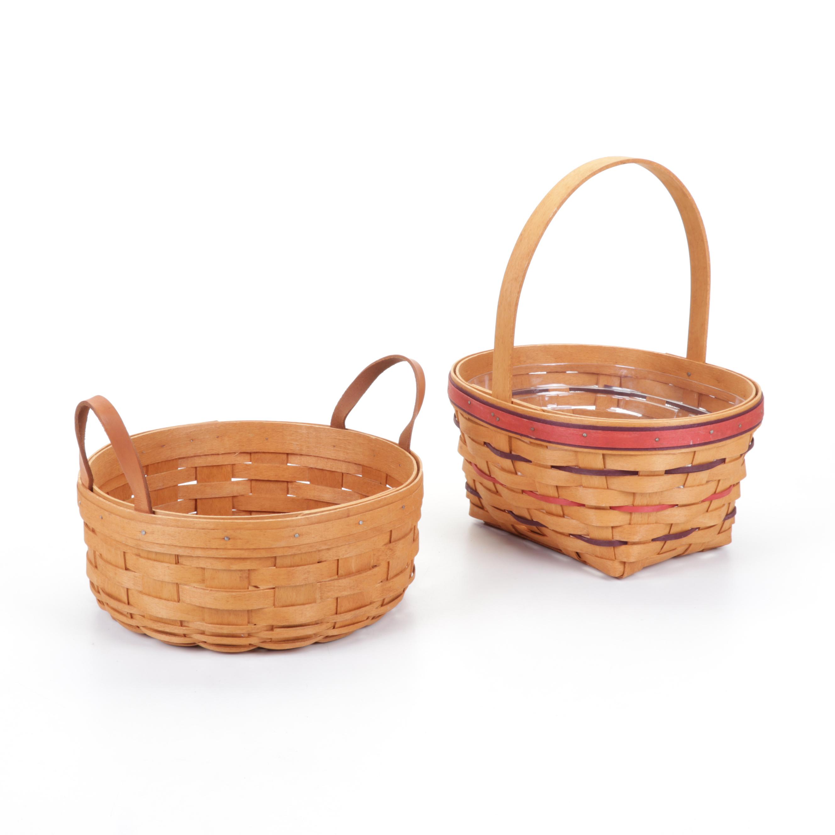 Longaberger and Royce Craft Basket Collection With Liners