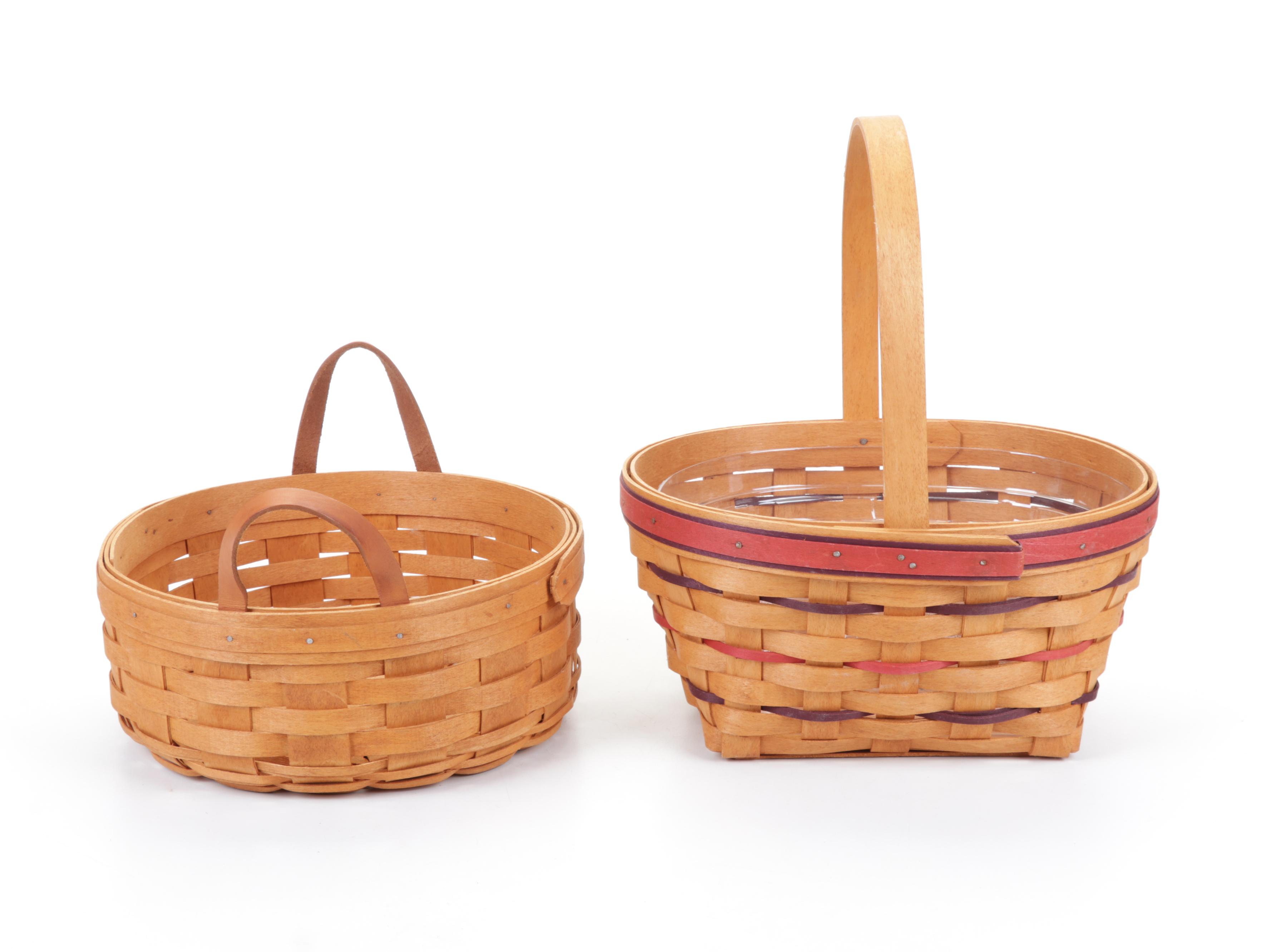 Longaberger and Royce Craft Basket Collection With Liners