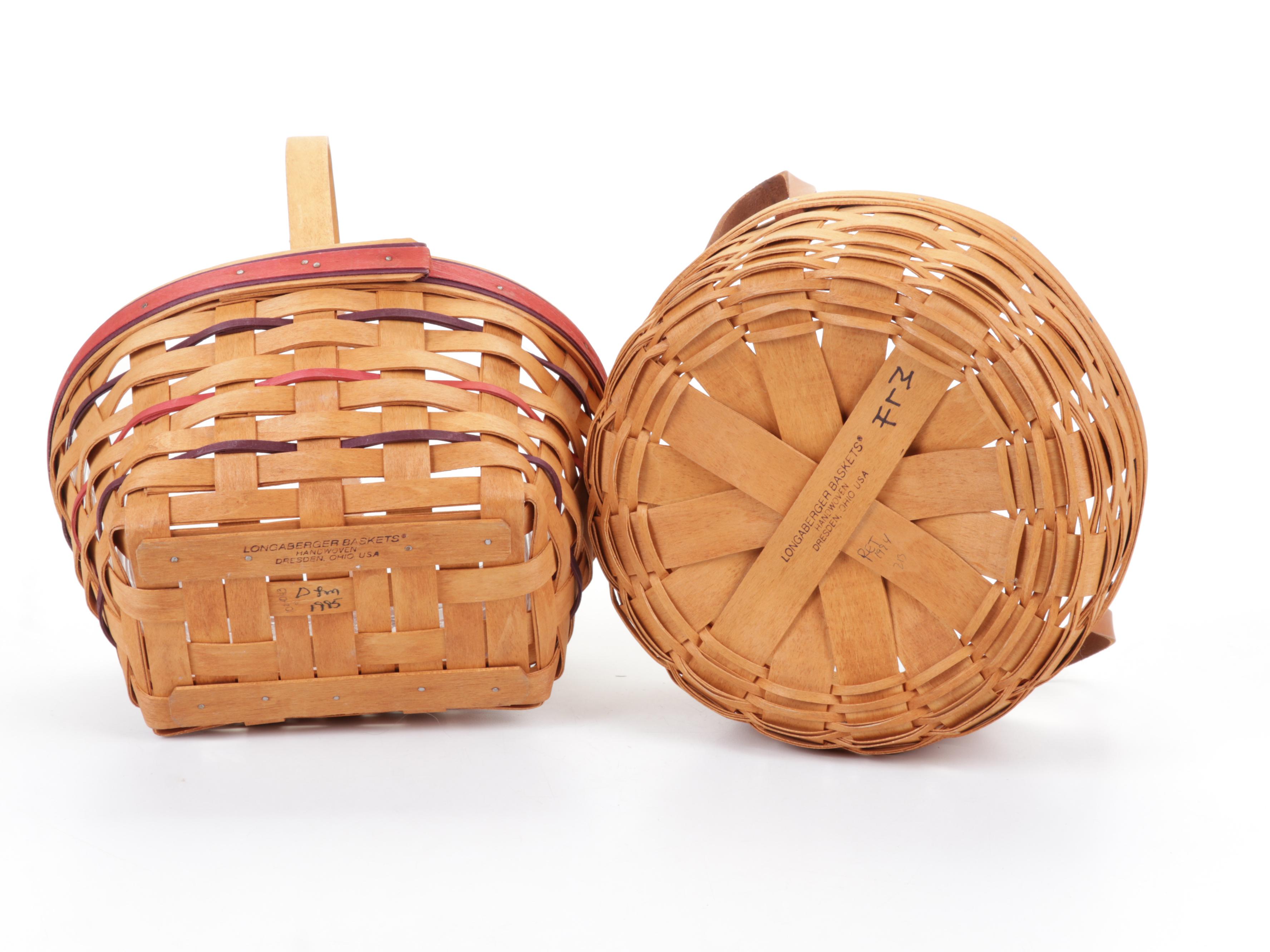 Longaberger and Royce Craft Basket Collection With Liners