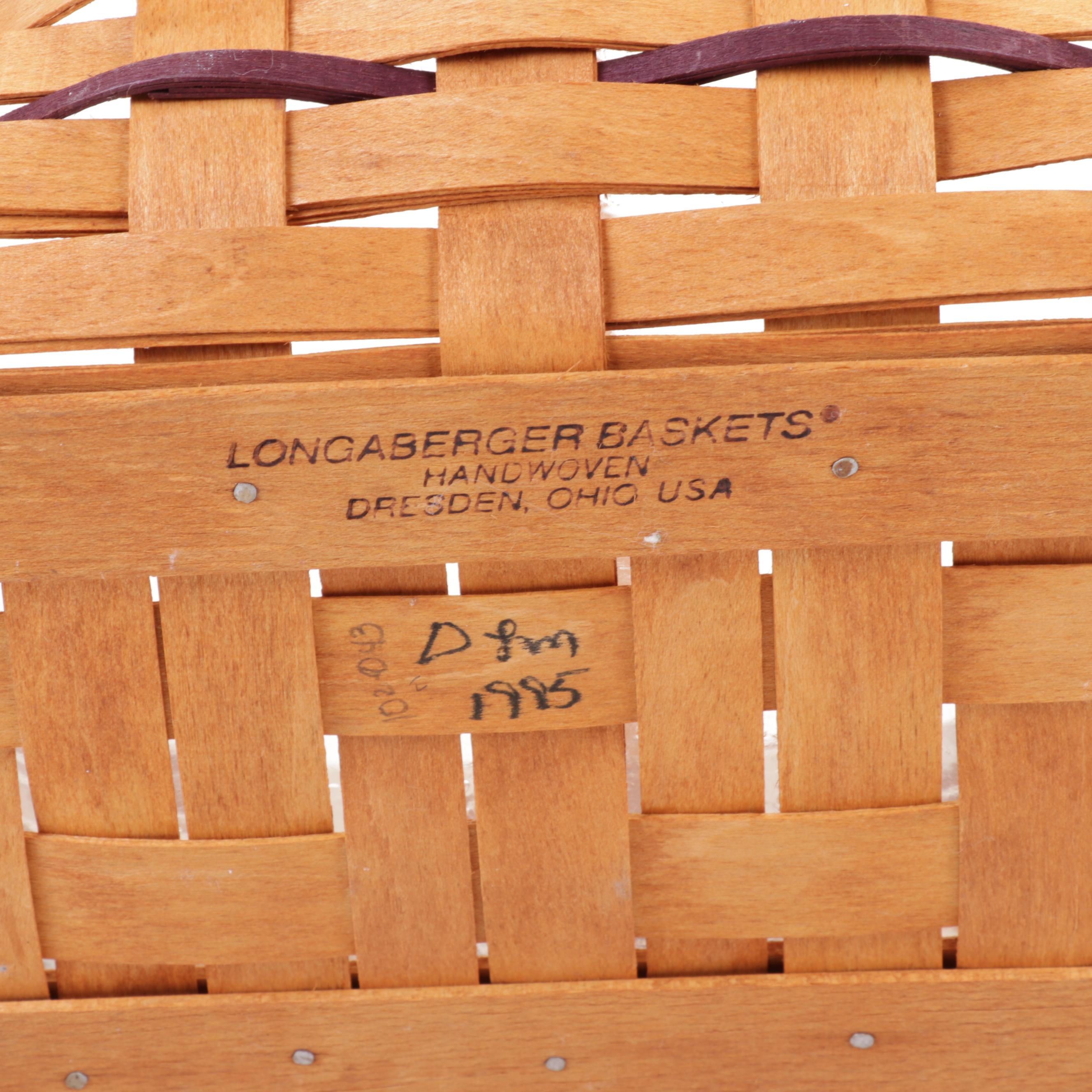 Longaberger and Royce Craft Basket Collection With Liners