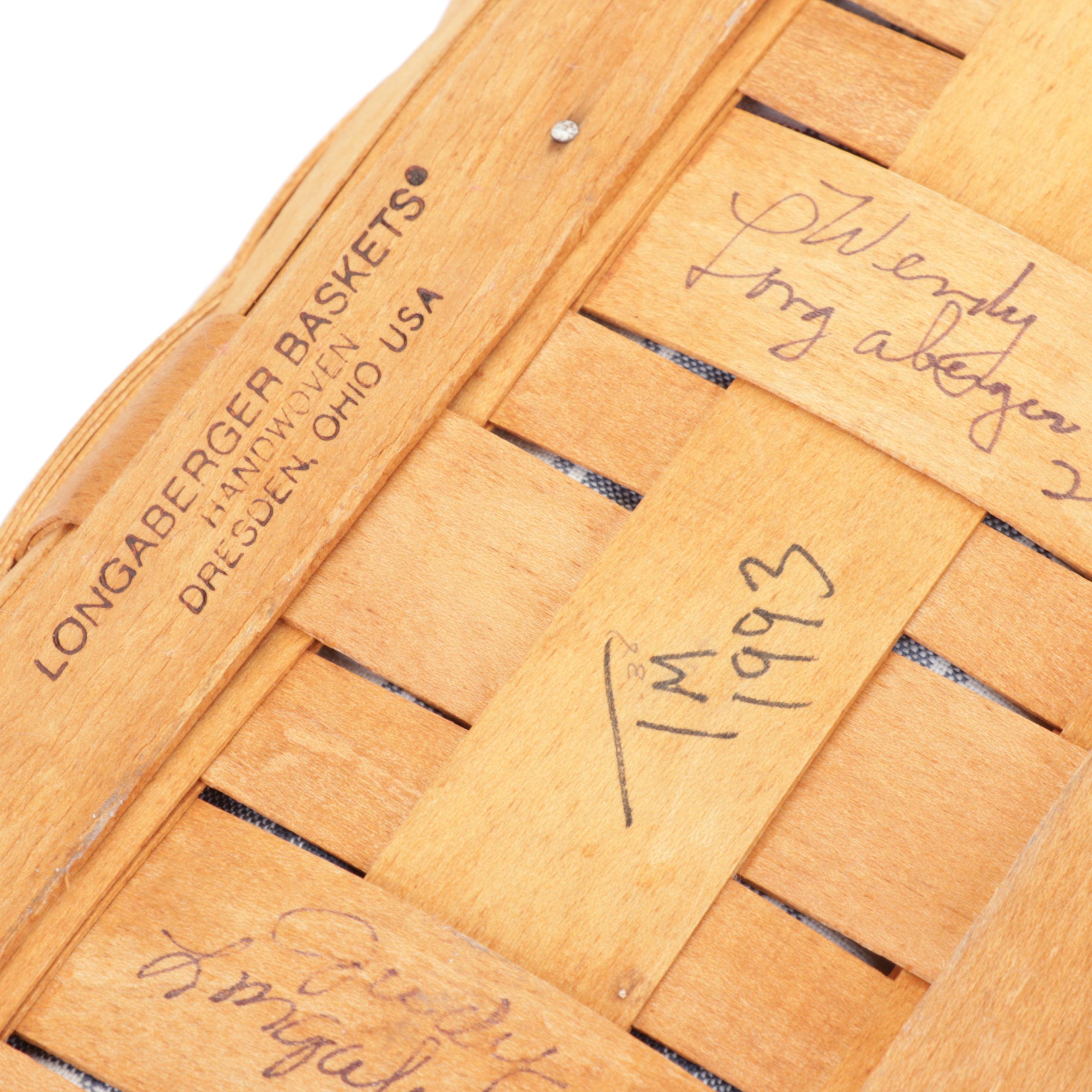 Longaberger and Royce Craft Basket Collection With Liners