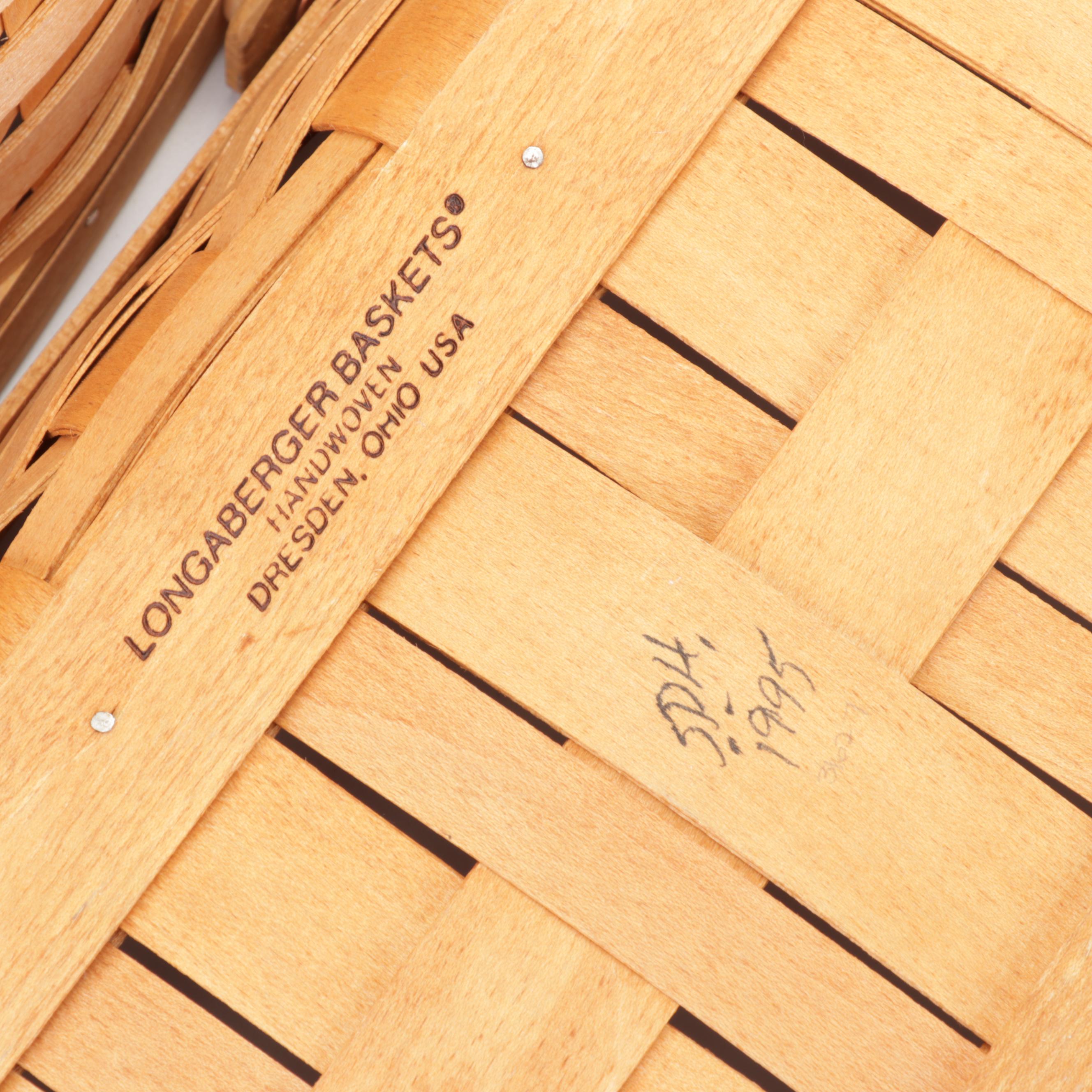 Longaberger and Royce Craft Basket Collection With Liners