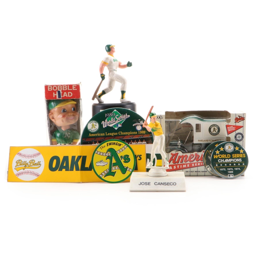 Oakland A's Bobblehead and Other Memorabilia