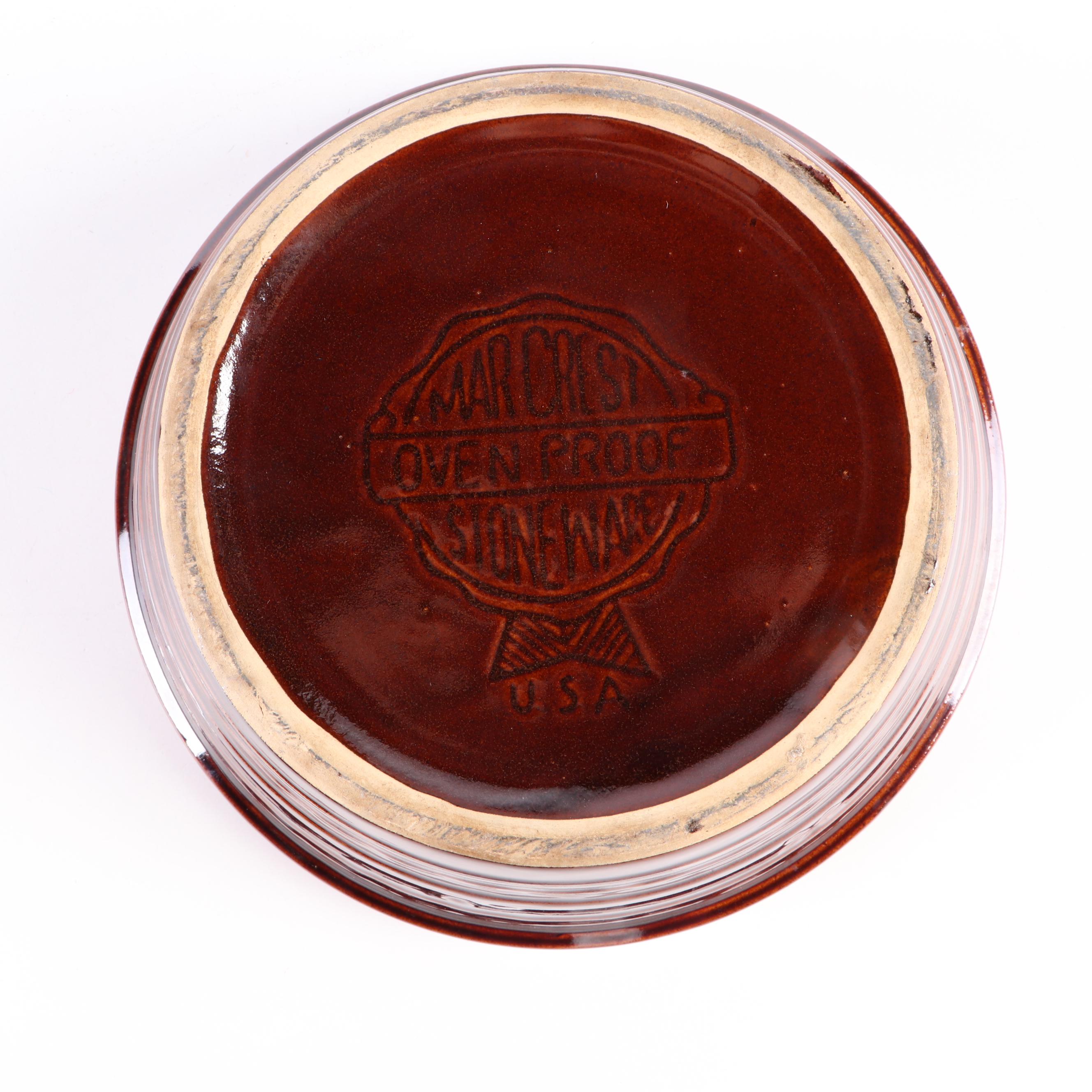 Mar-Crest Stoneware Mixing Bowls and Casseroles