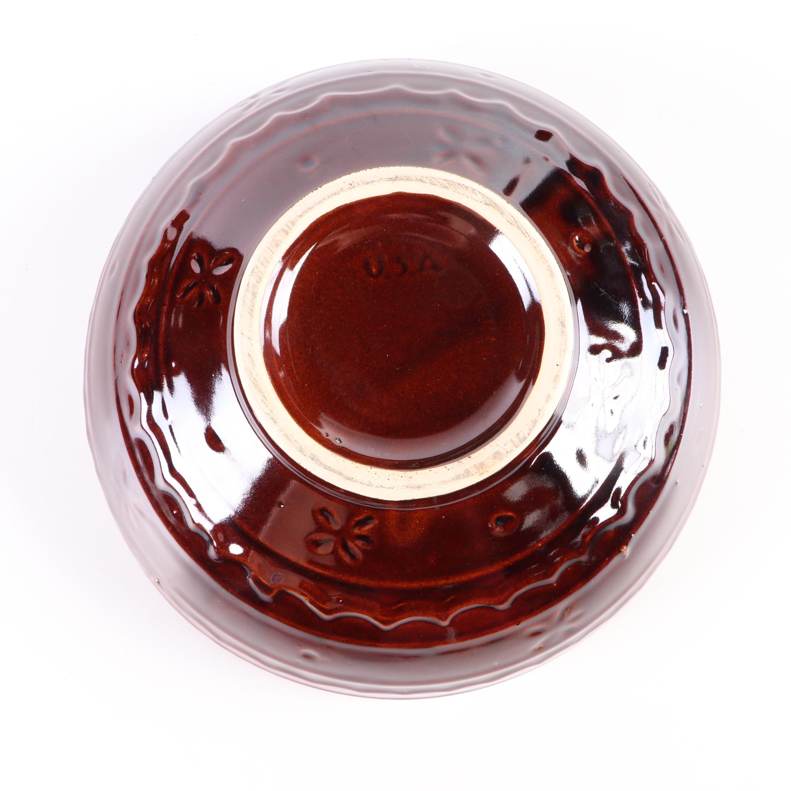 Mar-Crest Stoneware Mixing Bowls and Casseroles