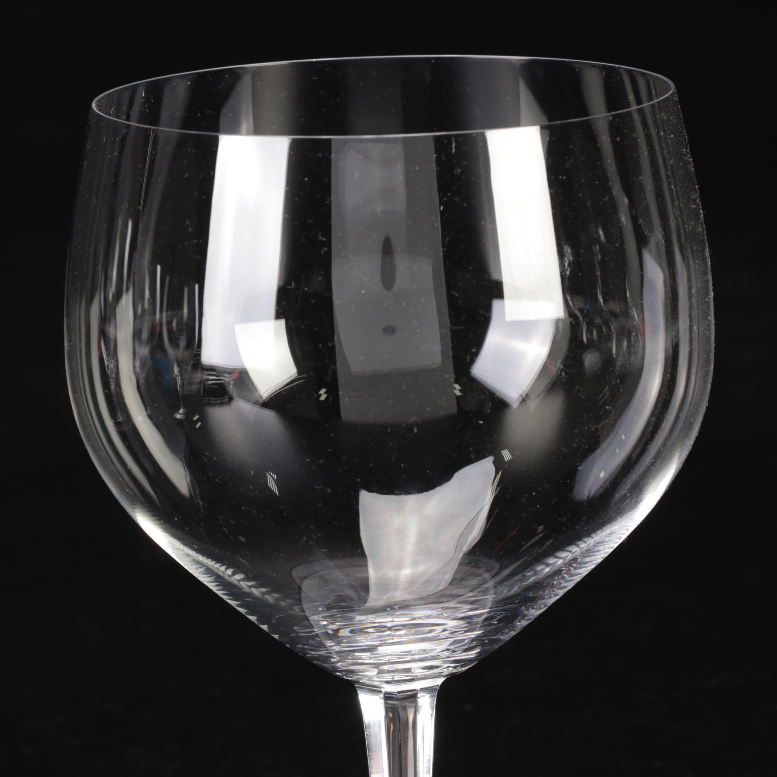 Baccarat "Rabelais" Oversized Red Wine Glasses, 20th Century