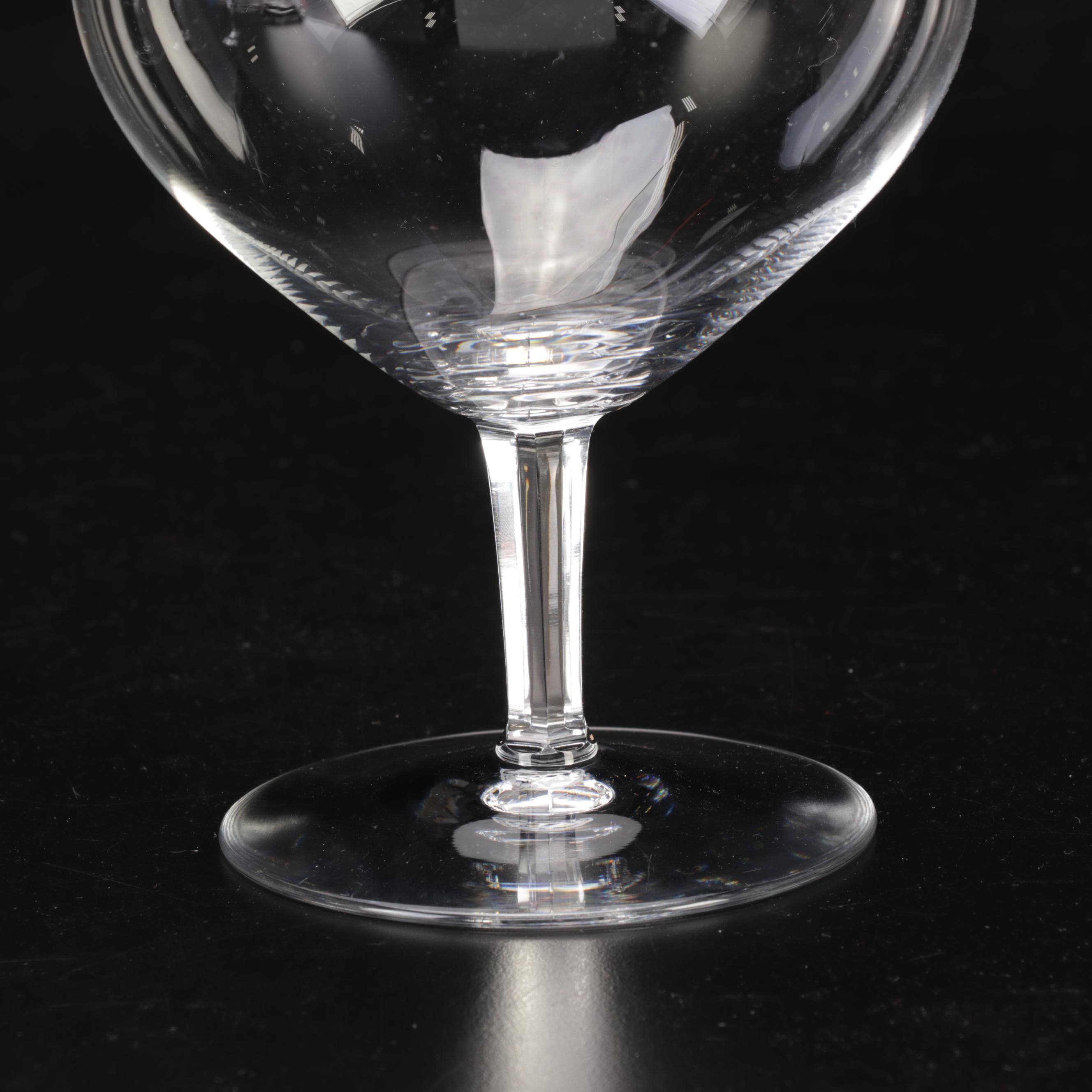 Baccarat "Rabelais" Oversized Red Wine Glasses, 20th Century