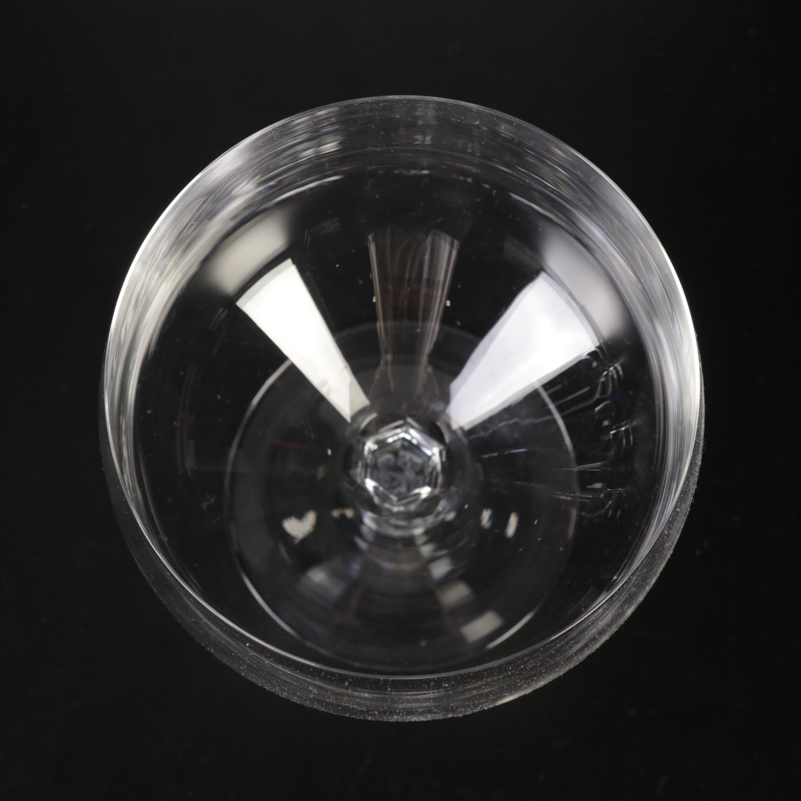 Baccarat "Rabelais" Oversized Red Wine Glasses, 20th Century