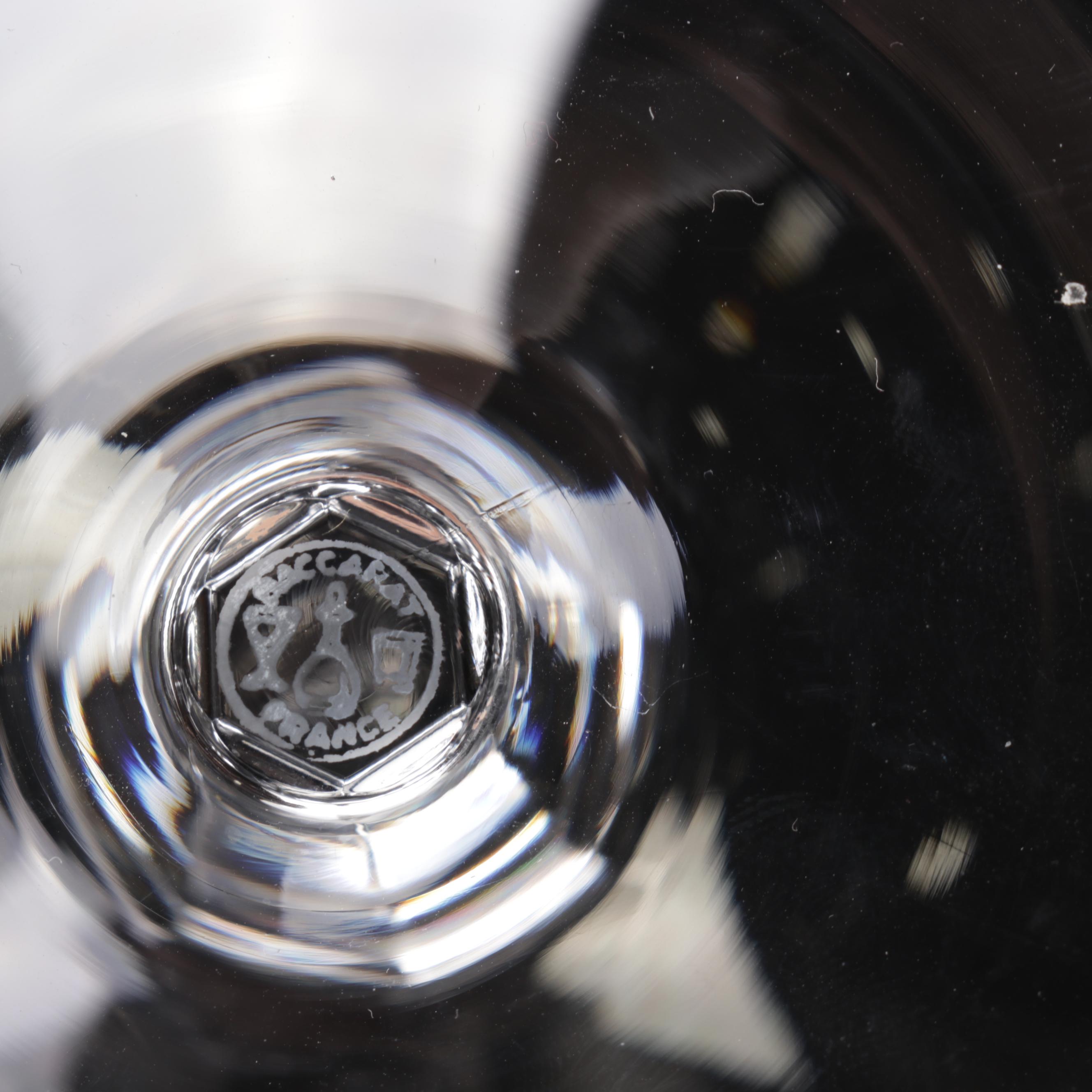 Baccarat "Rabelais" Oversized Red Wine Glasses, 20th Century