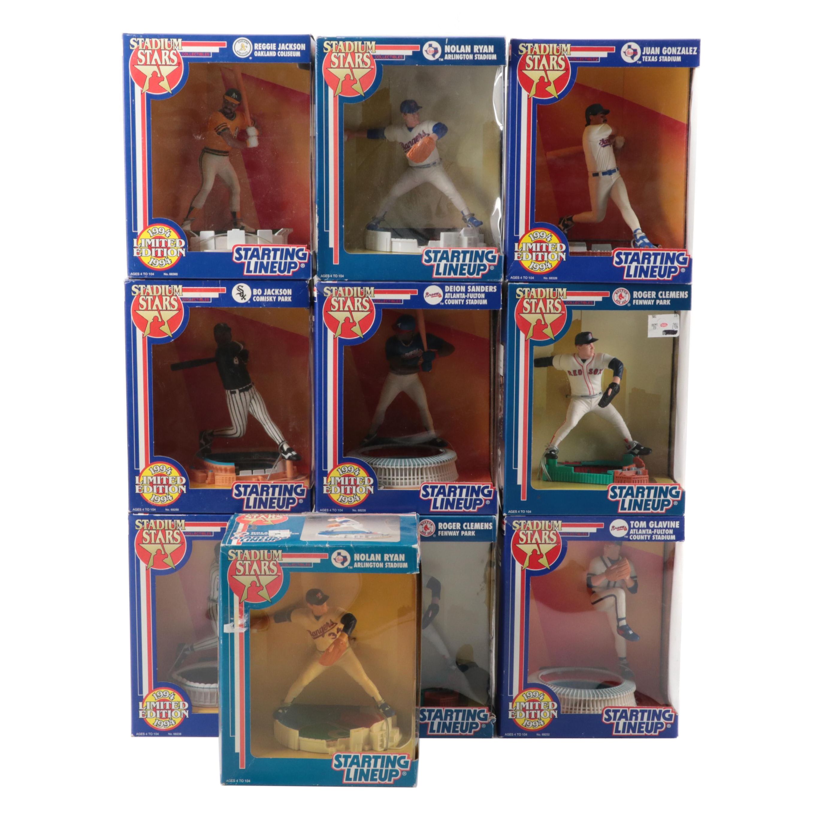Kenner Starting Lineup Stadium Stars Deion Sanders, More MLB Baseball Figures