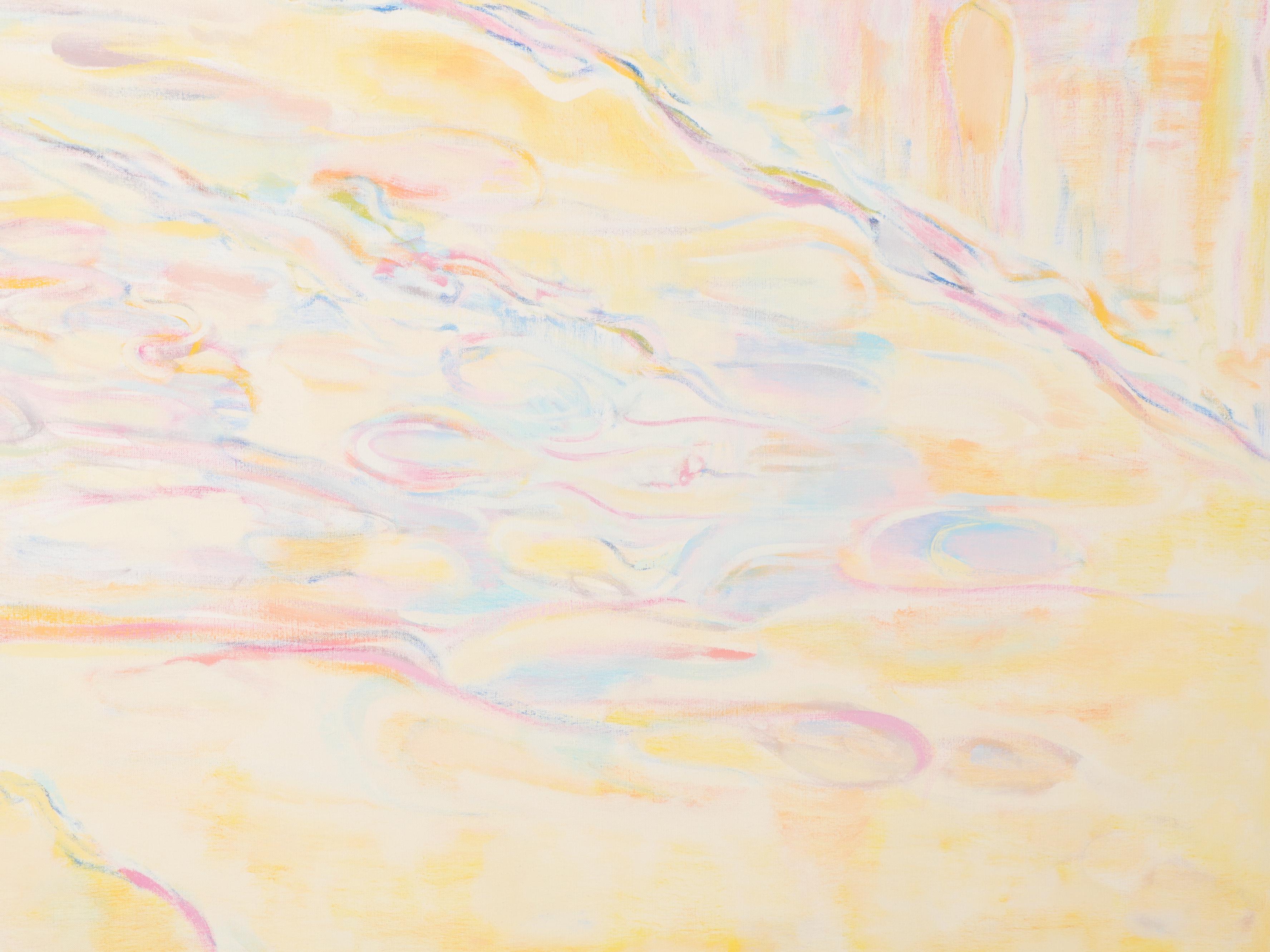 Ronald D. Newman Large-Scale Landscape Oil Painting "Angelic View"