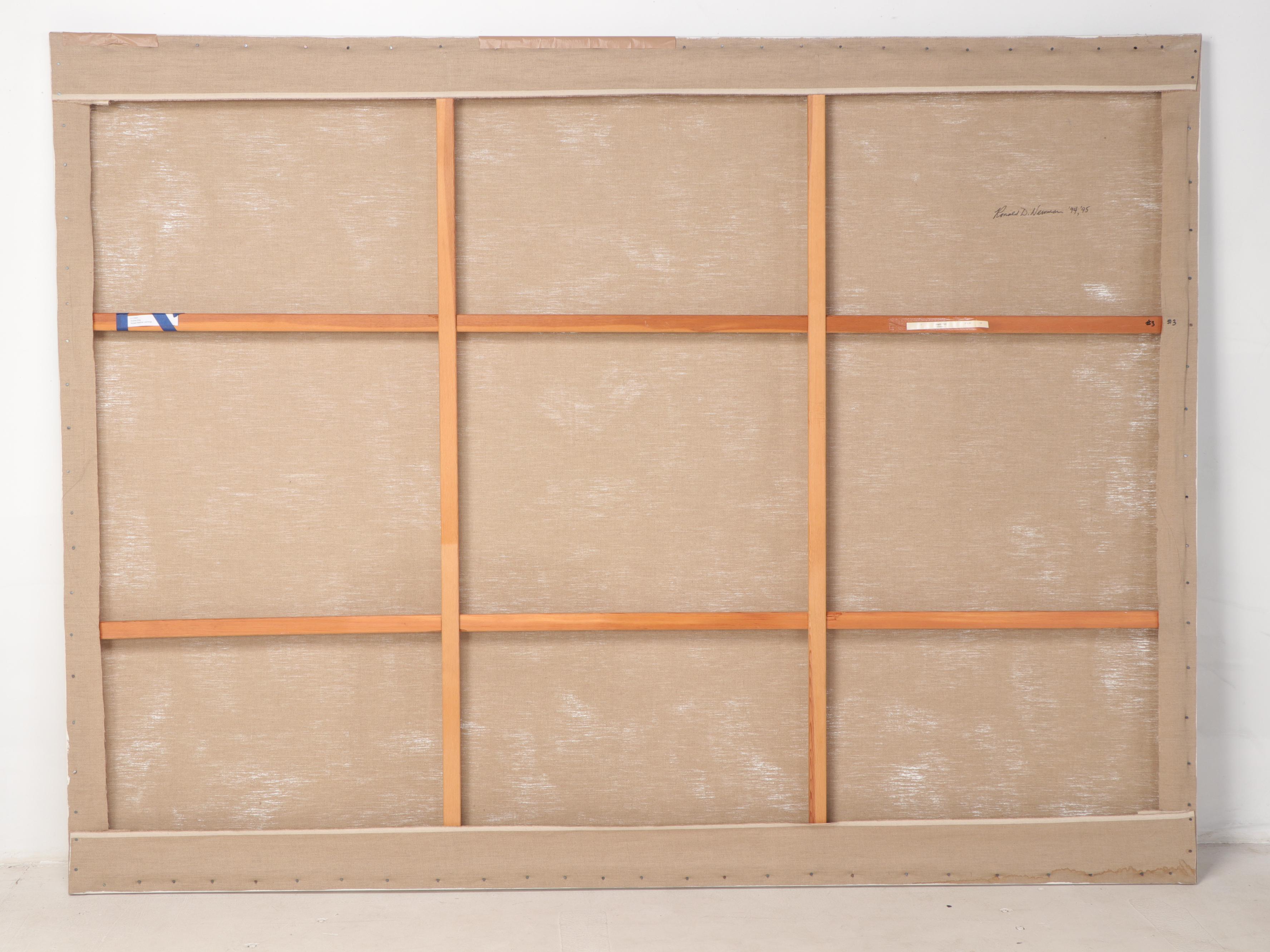 Ronald D. Newman Large-Scale Landscape Oil Painting "Angelic View"