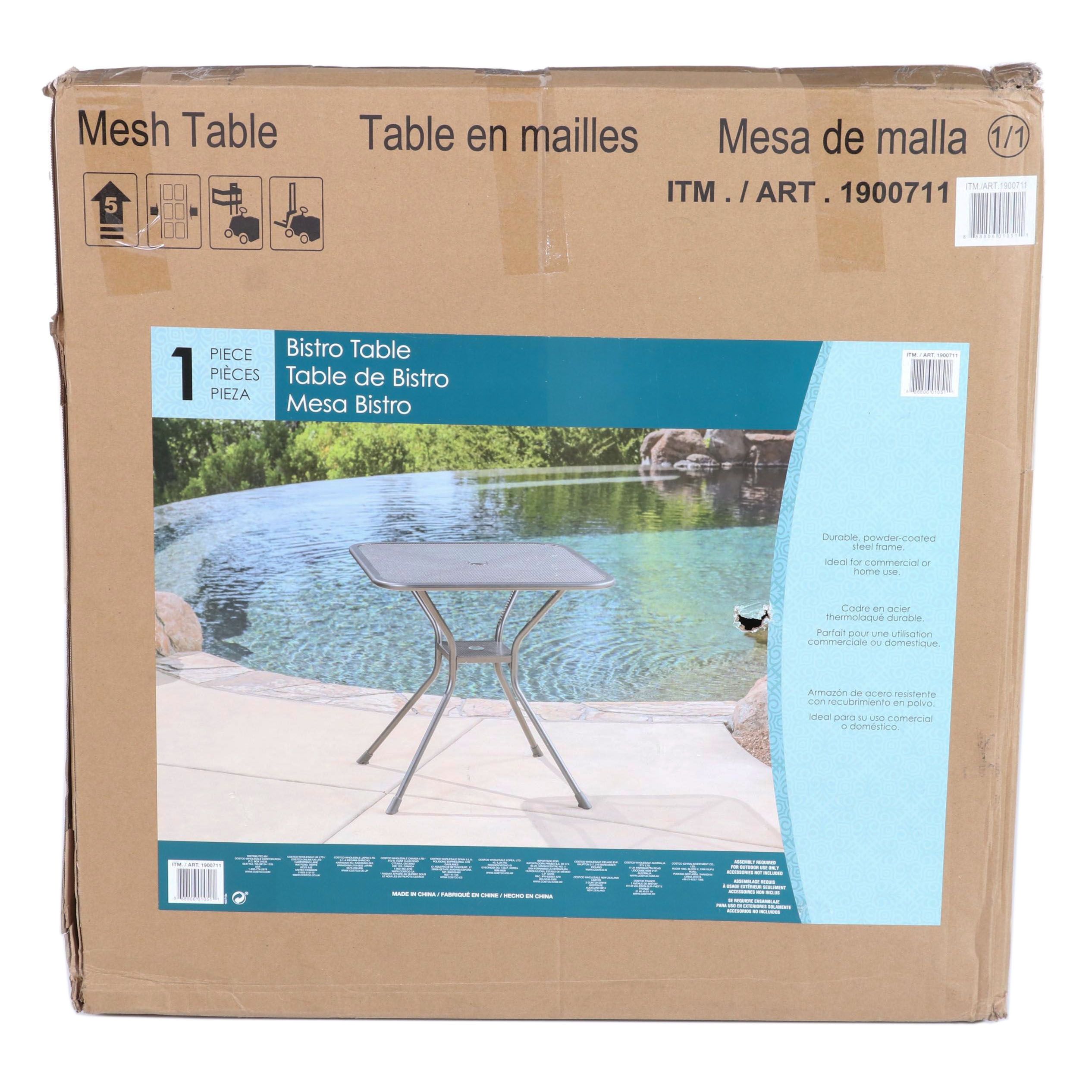 Sunvilla Stainless Steel Mesh Bistro Table