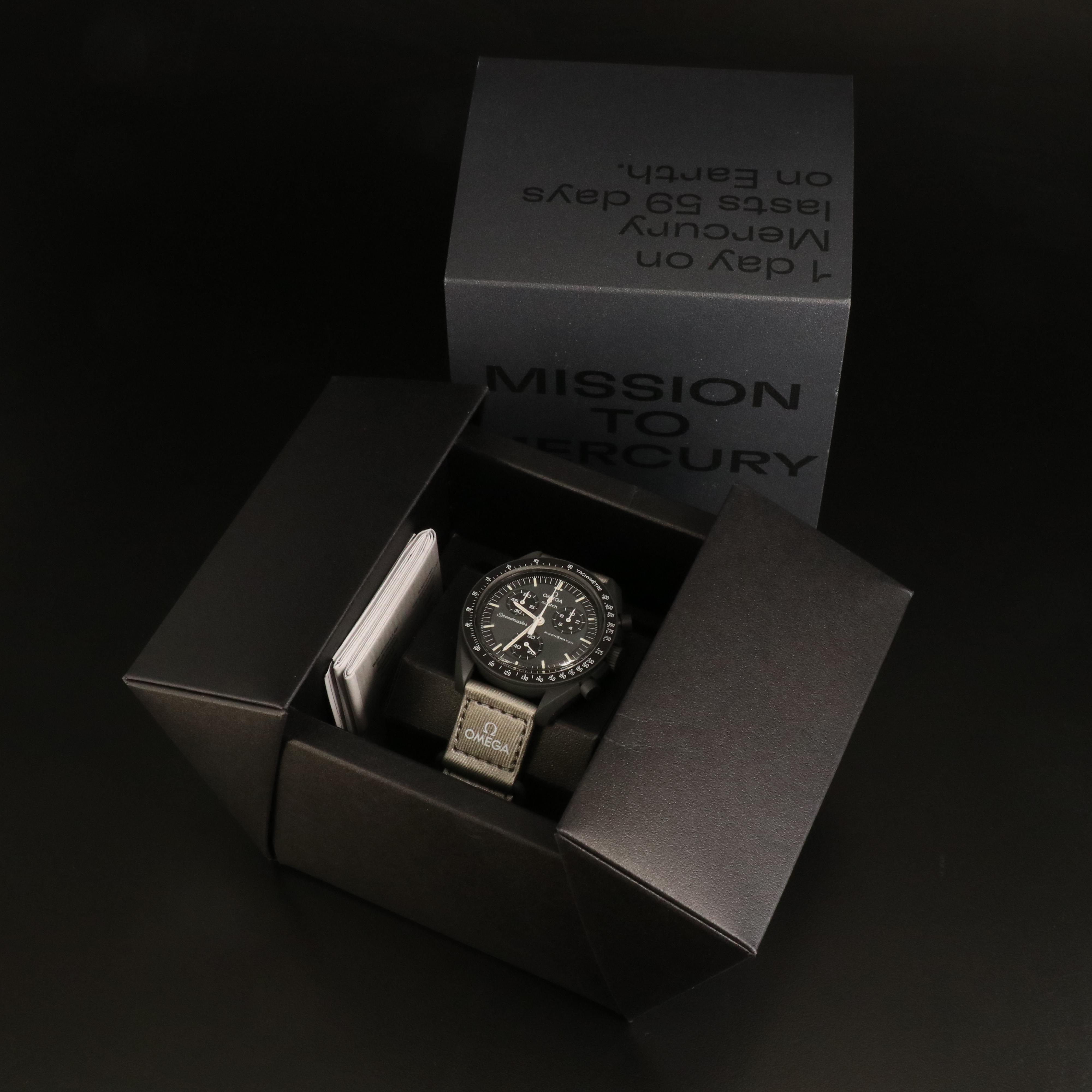 Omega X Swatch Mission to Mercury Speedmaster Moonswatch
