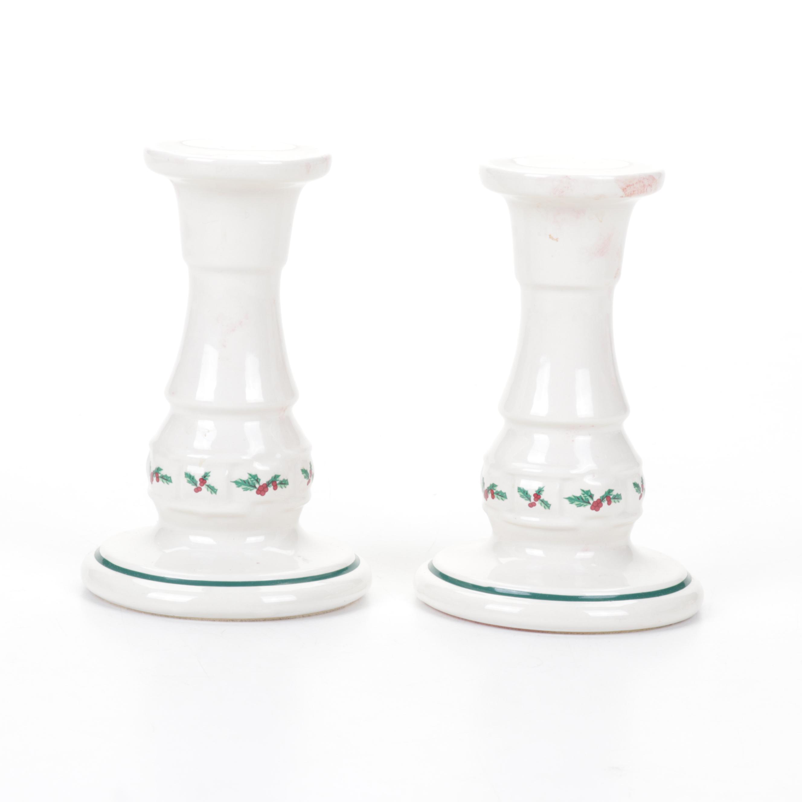 Longaberger "Woven Traditions Heritage Green" Dinnerware