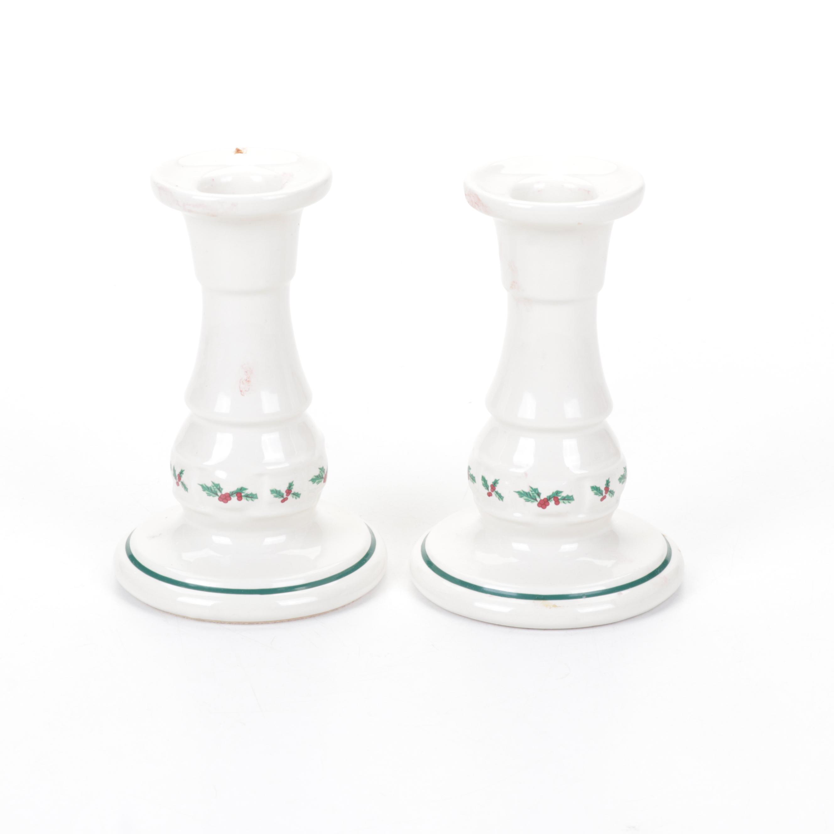 Longaberger "Woven Traditions Heritage Green" Dinnerware