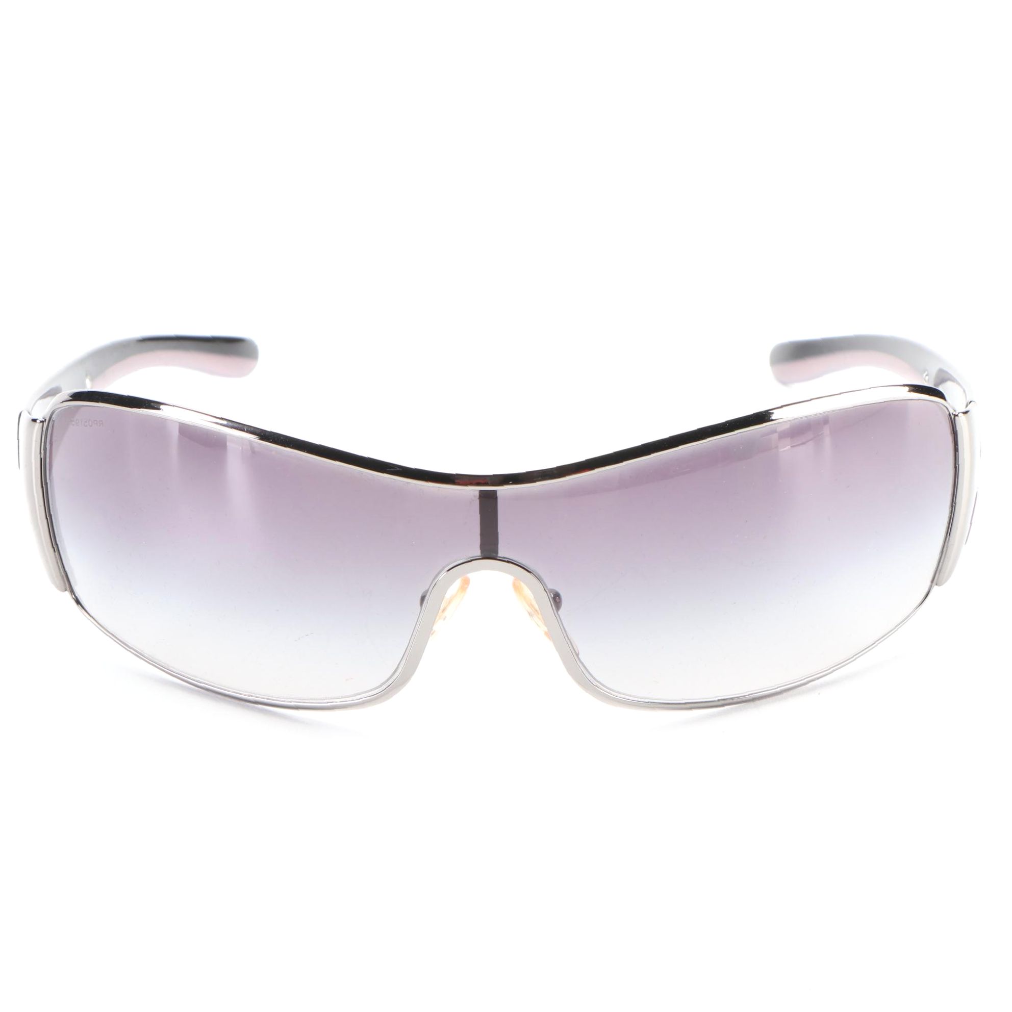 Prada SPR 53H Shield Wrap Sunglasses with Case