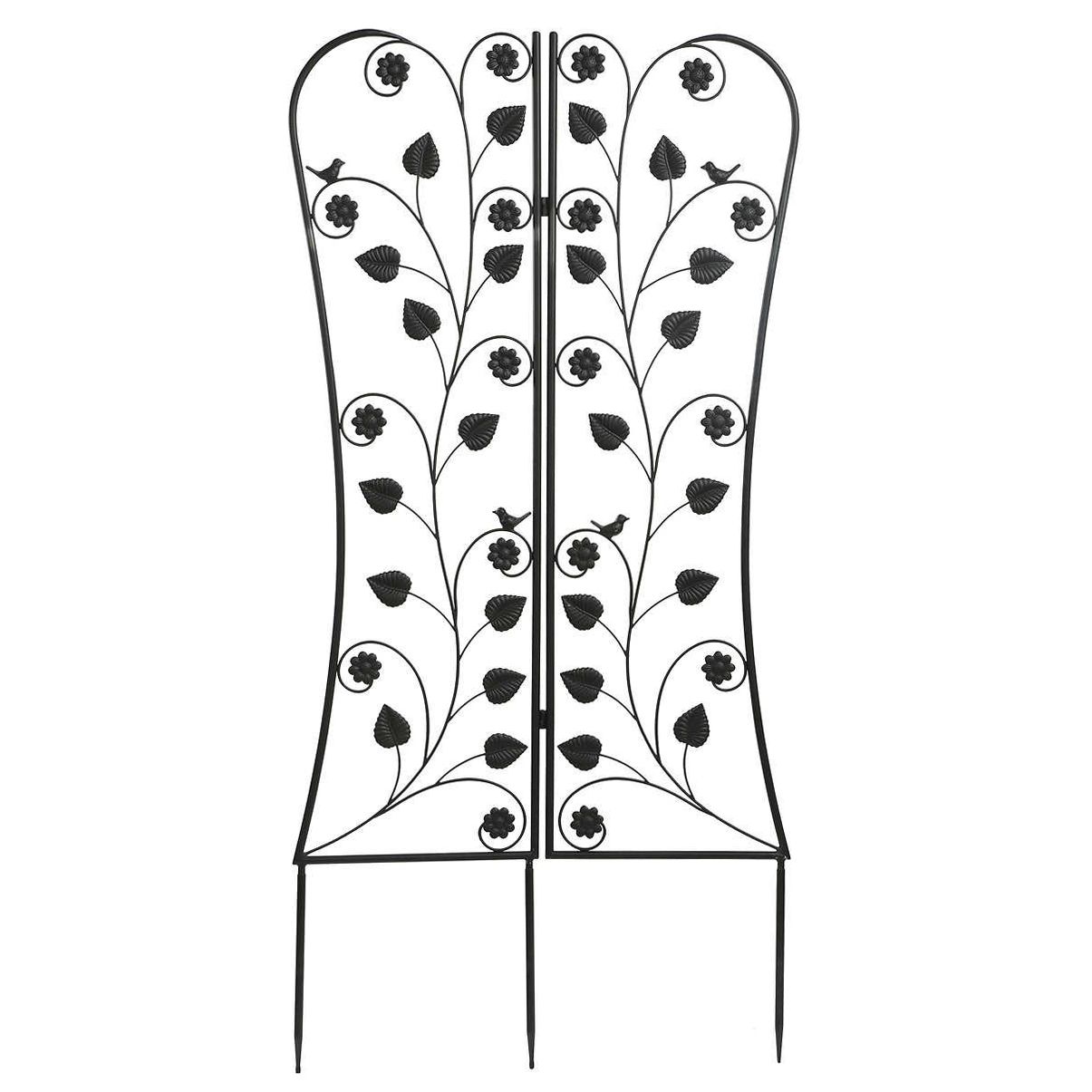 Stylecraft Bronze Finish Foldable Steel Garden Trellis