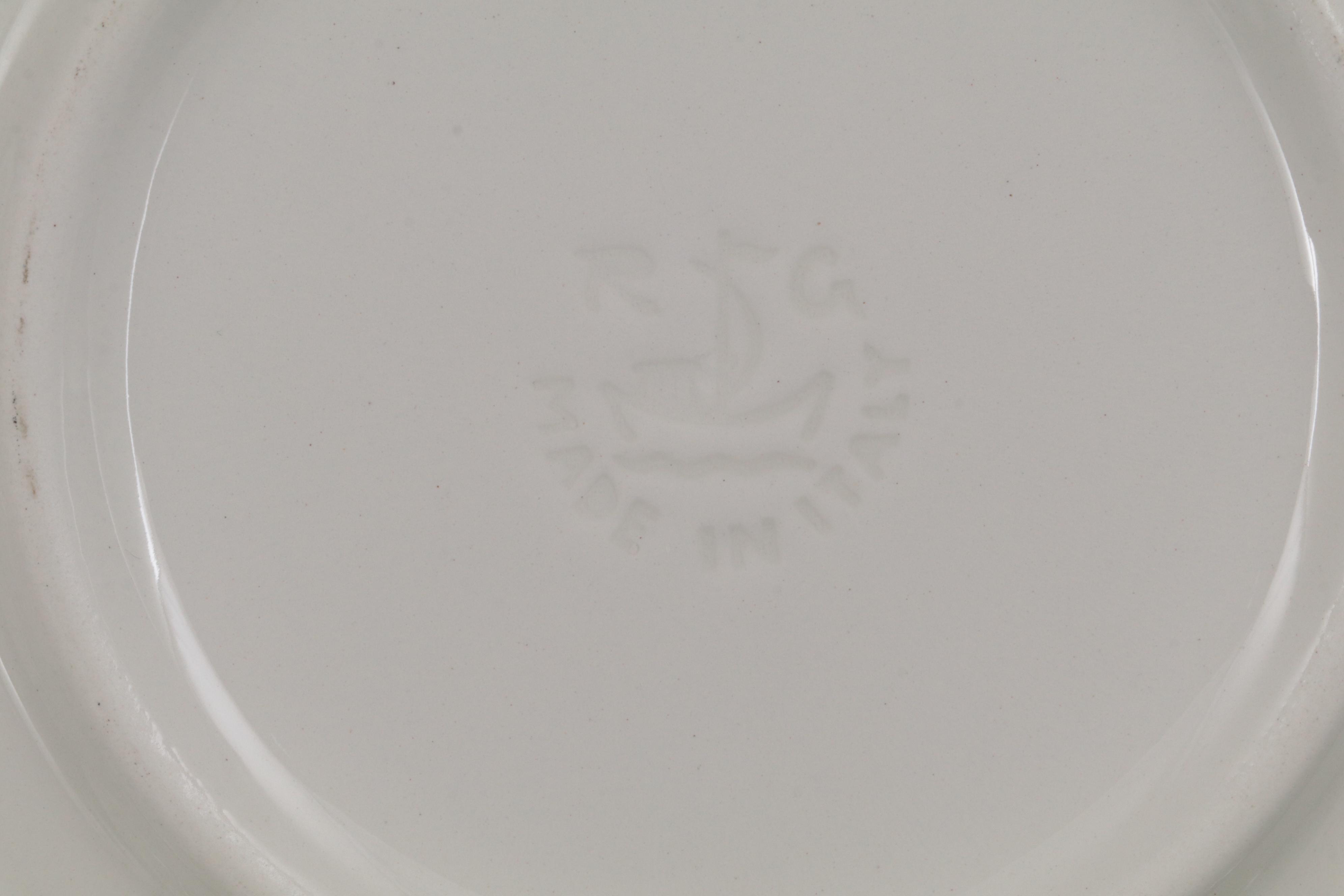 Richard Ginori "White Antico Doccia" Ironstone Dinnerware, Late 20th Century