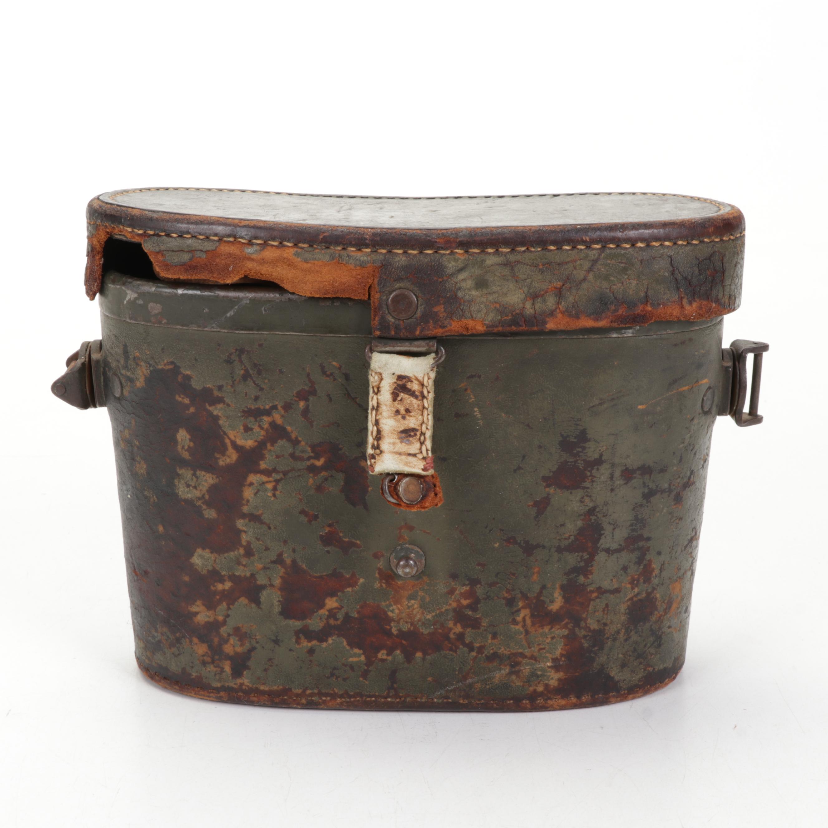 WWI Era Carl Zeiss Binoculars With Case, Early 20th Century