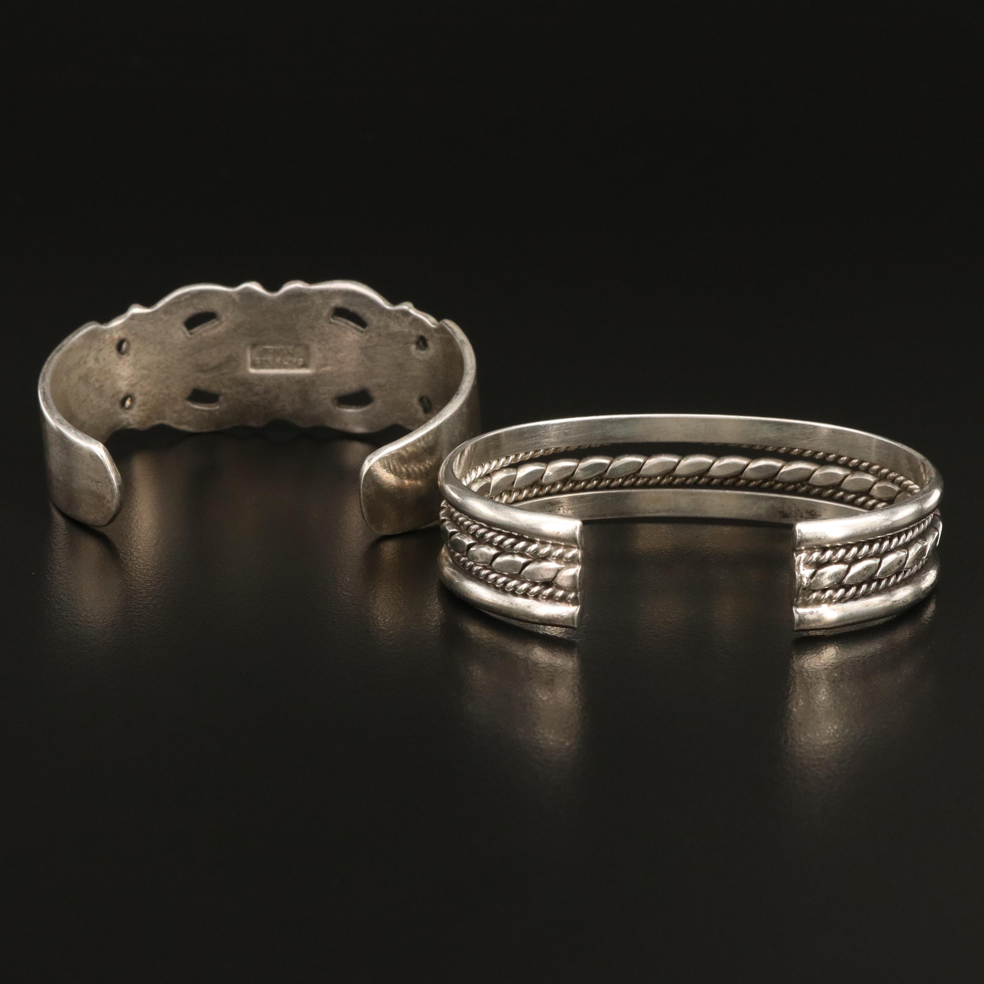 Towle Grand Duchess Turquoise Cuff with Signed Southwestern Cuff