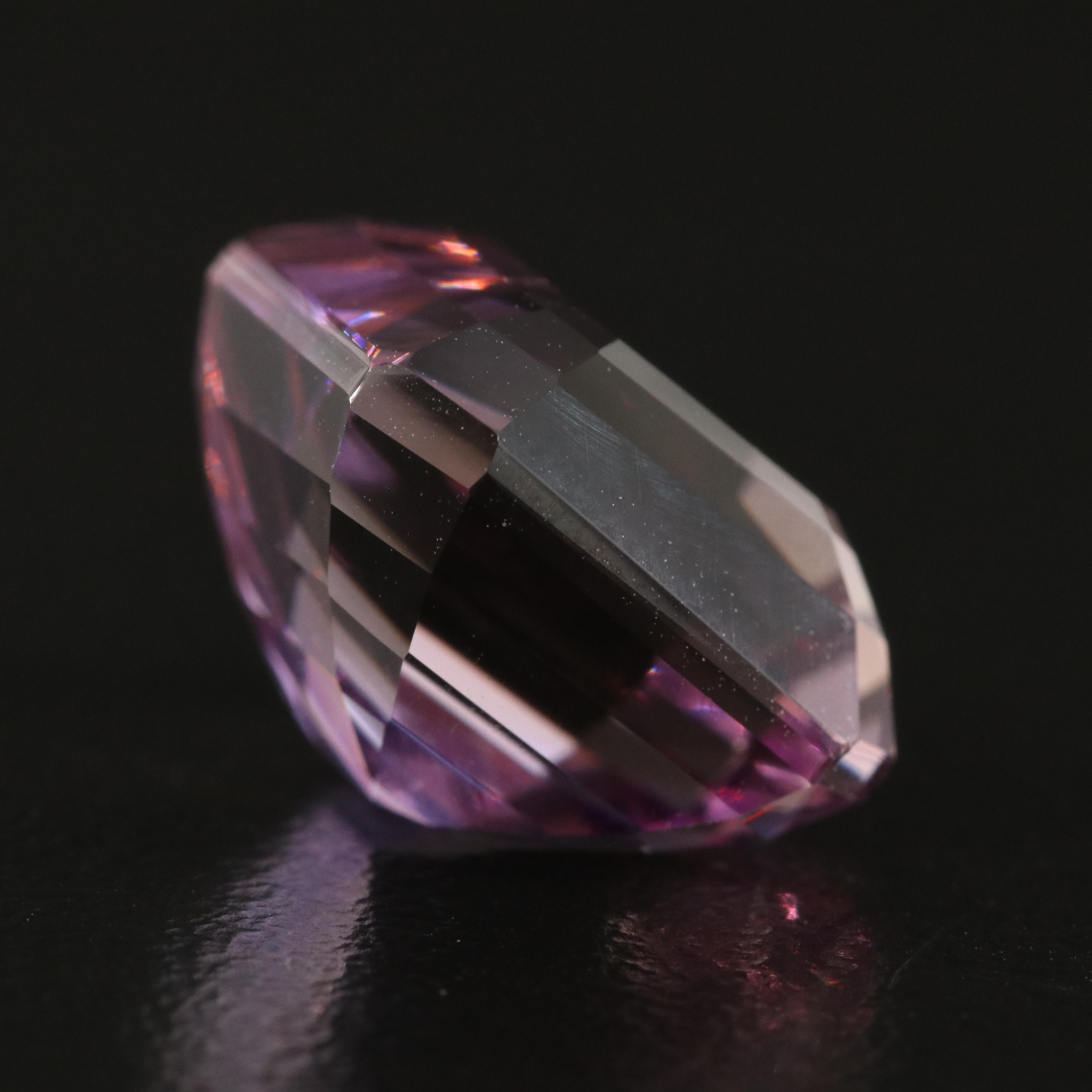 Loose 12.00 CT Cut Cornered Square Faceted Ametrine