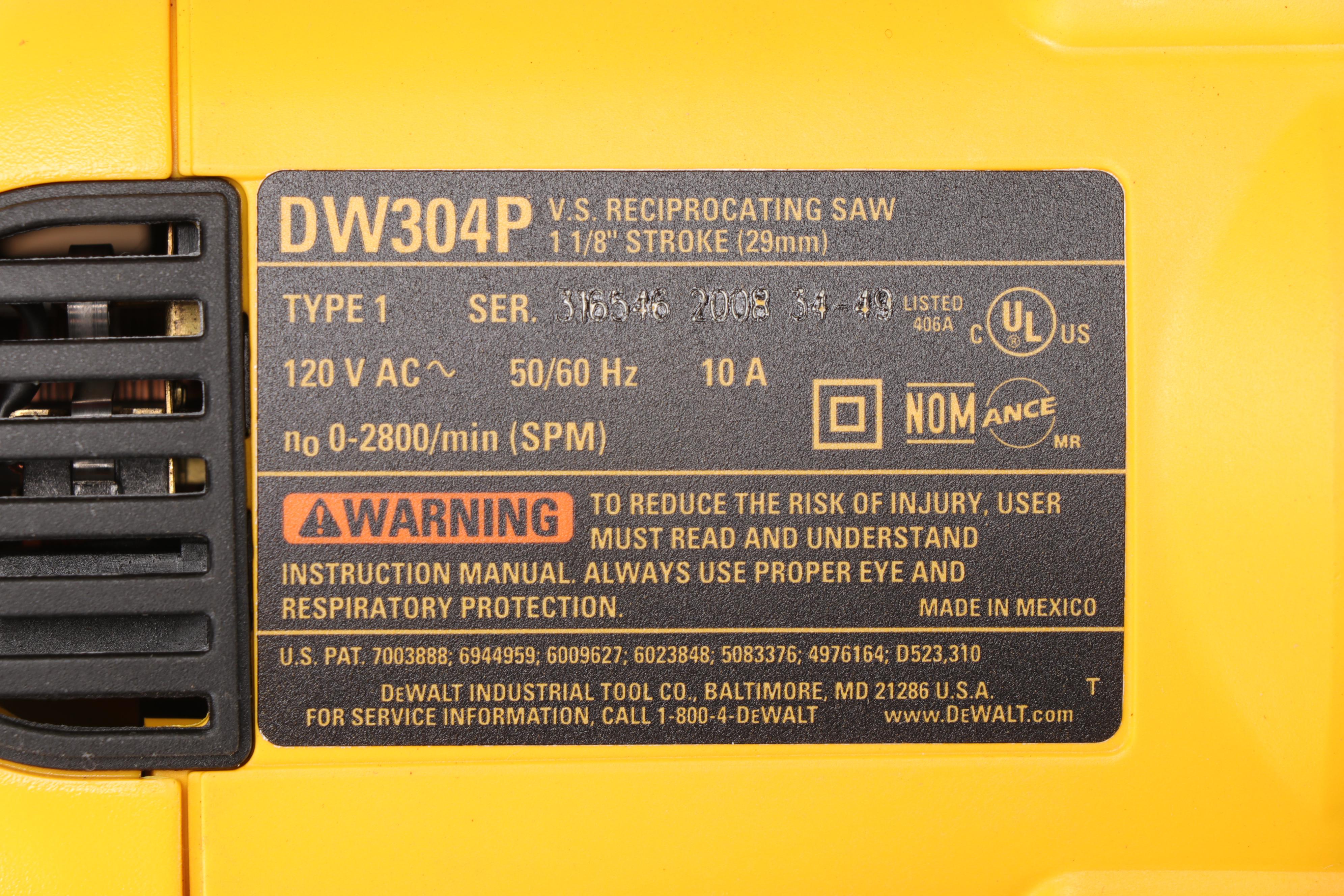 Craftsman Circular Saw, DeWalt Reciprocating Saw With Blades, Tools and More