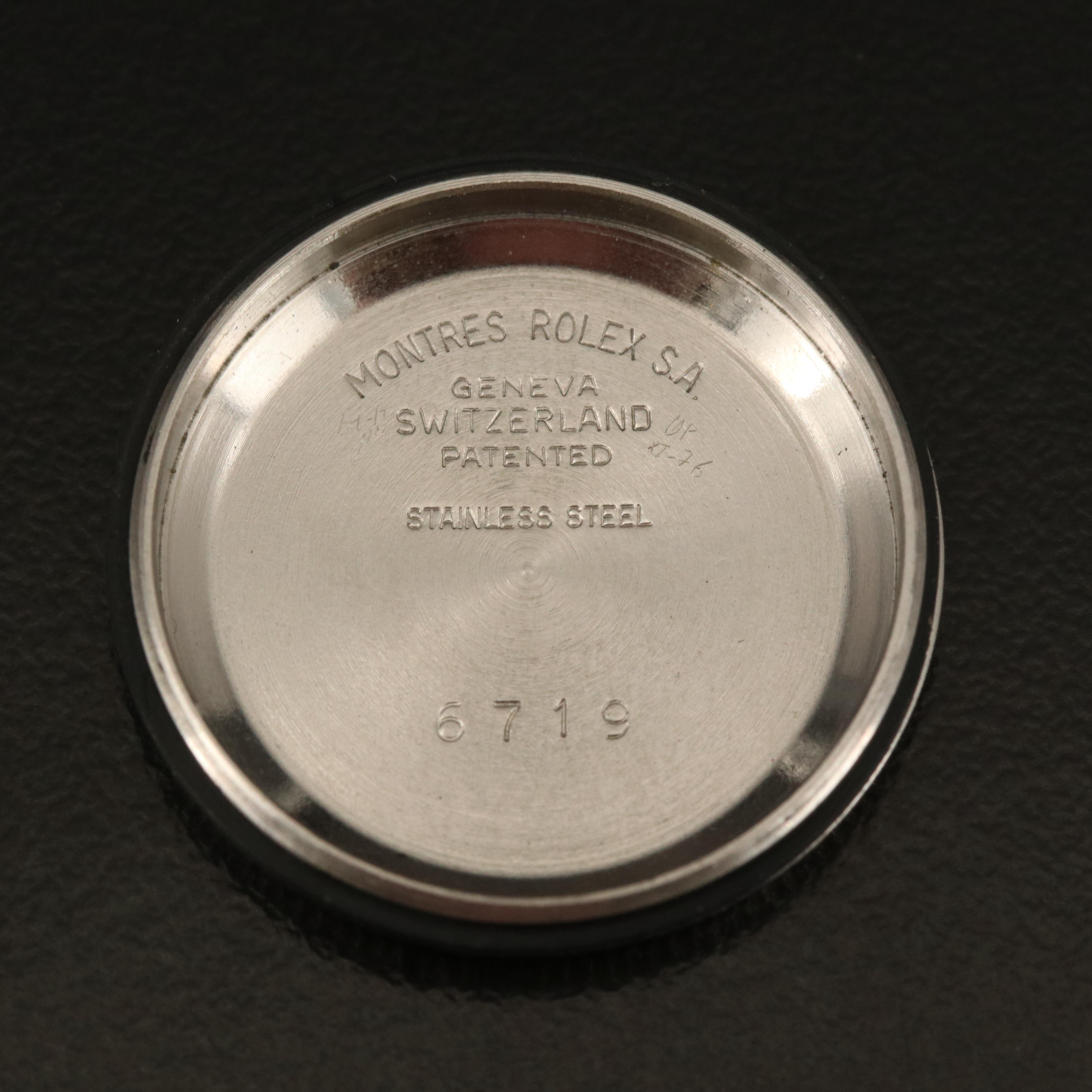 1972 Rolex Oyster Perpetual Emerald and Diamond, Mother-of-Pearl Dial Watch