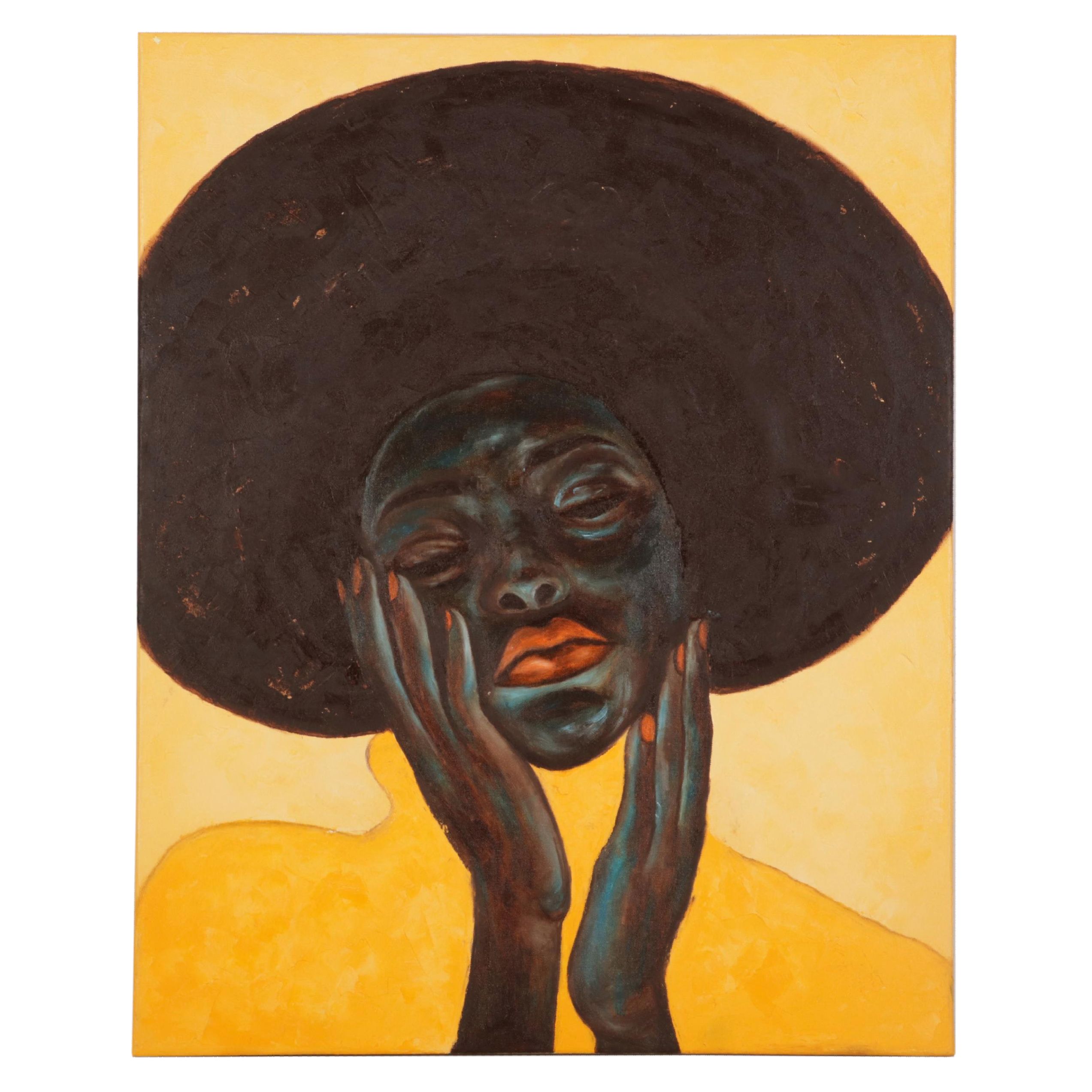 Oluwakemi Omowaire Oil Painting "The Best Is Yet To Come," 2022