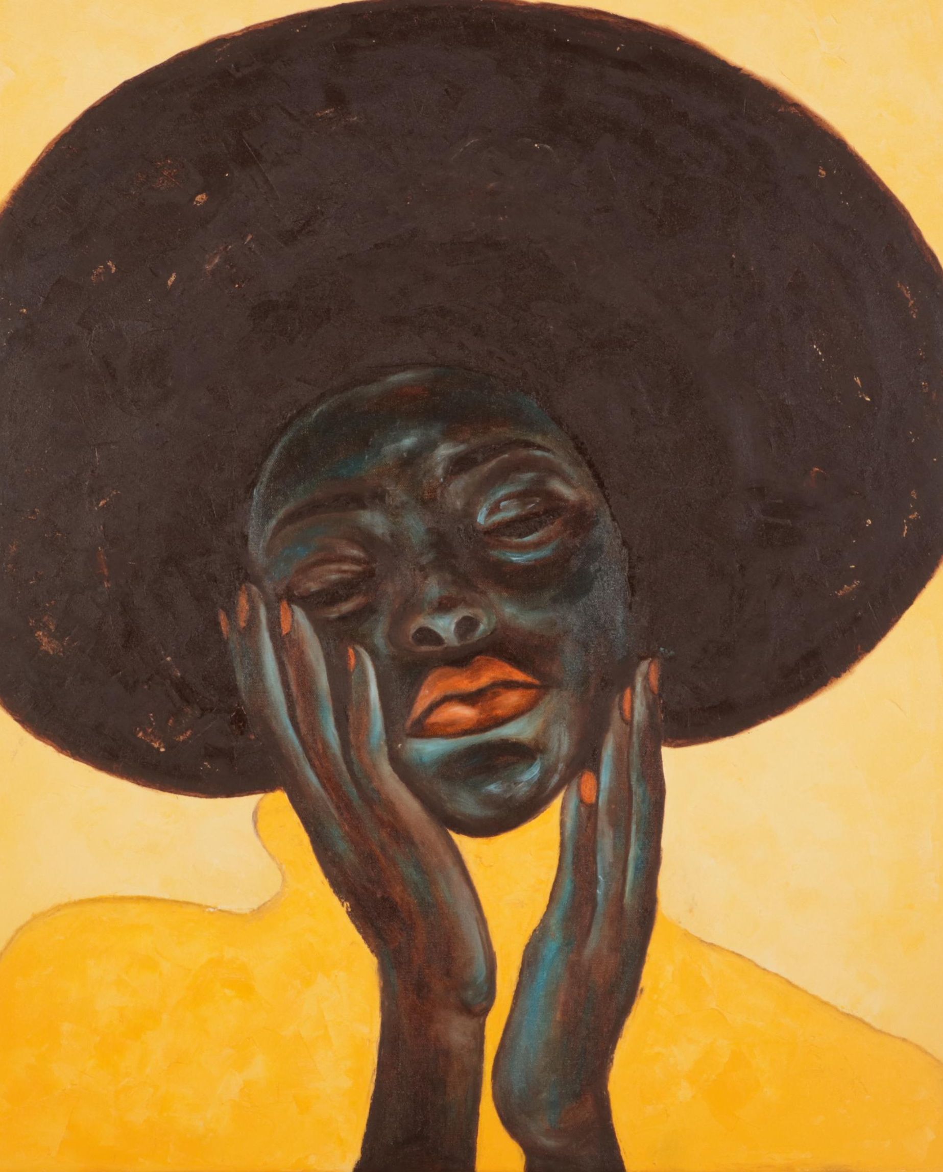 Oluwakemi Omowaire Oil Painting "The Best Is Yet To Come," 2022