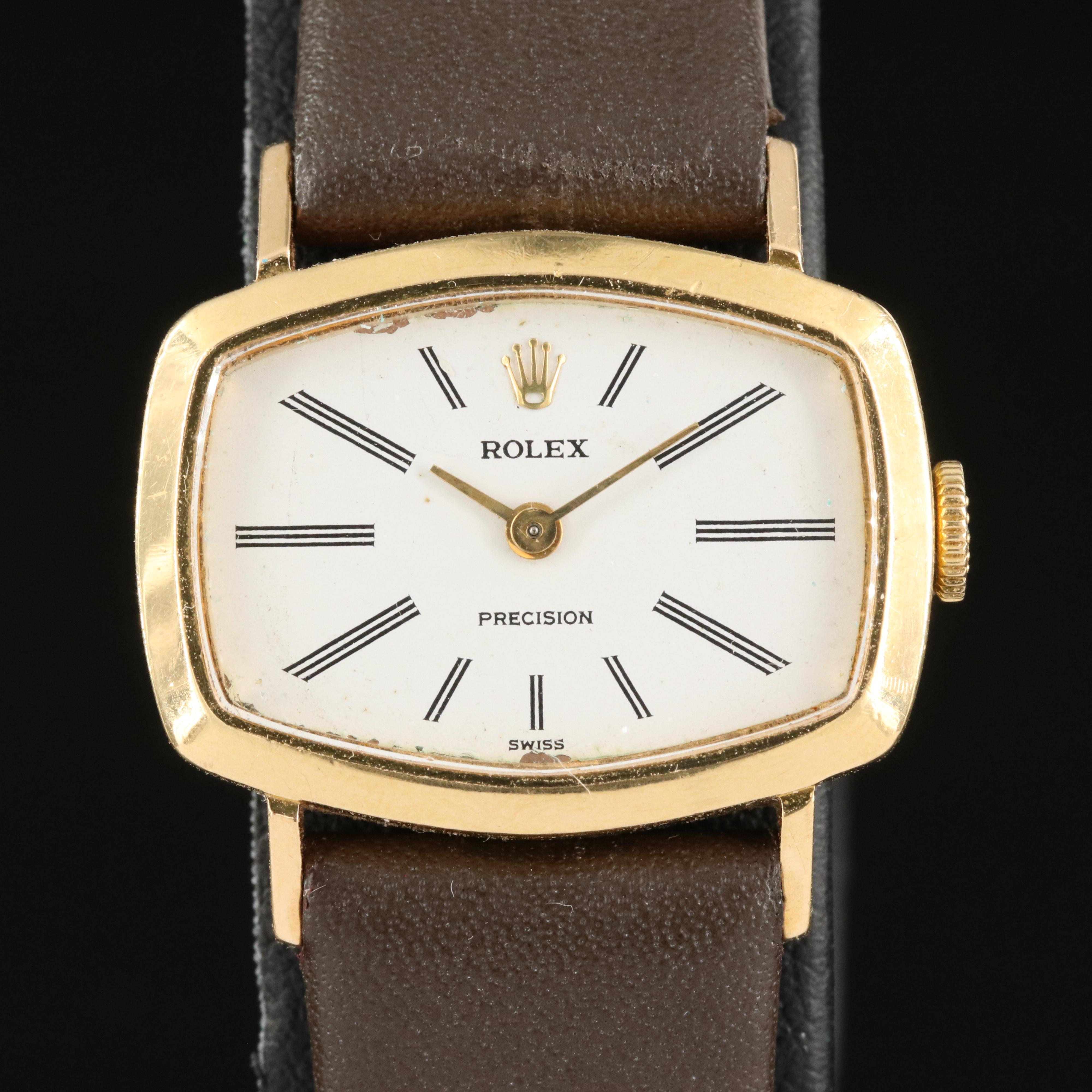 1966 Rolex Precision 18K Watch
