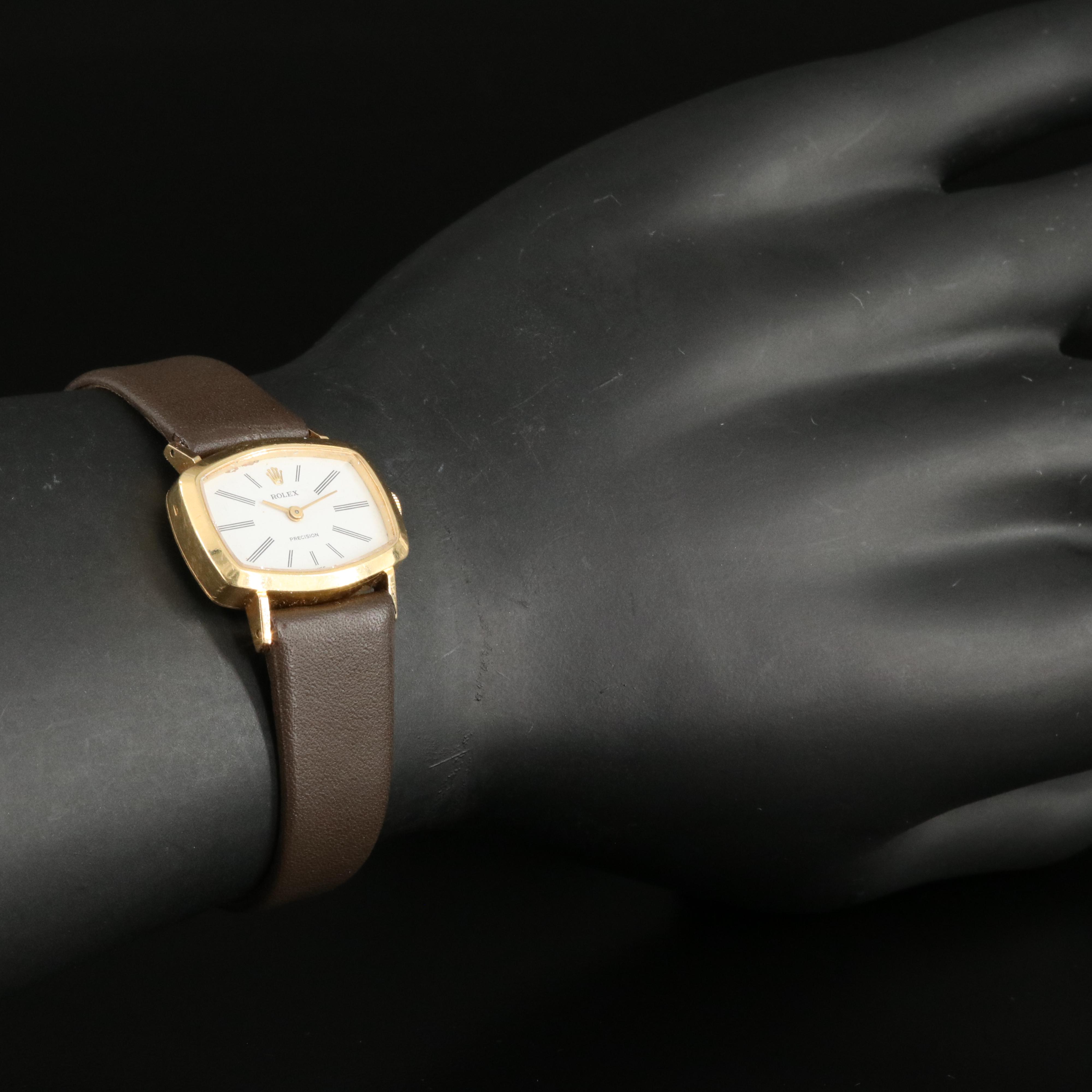 1966 Rolex Precision 18K Watch