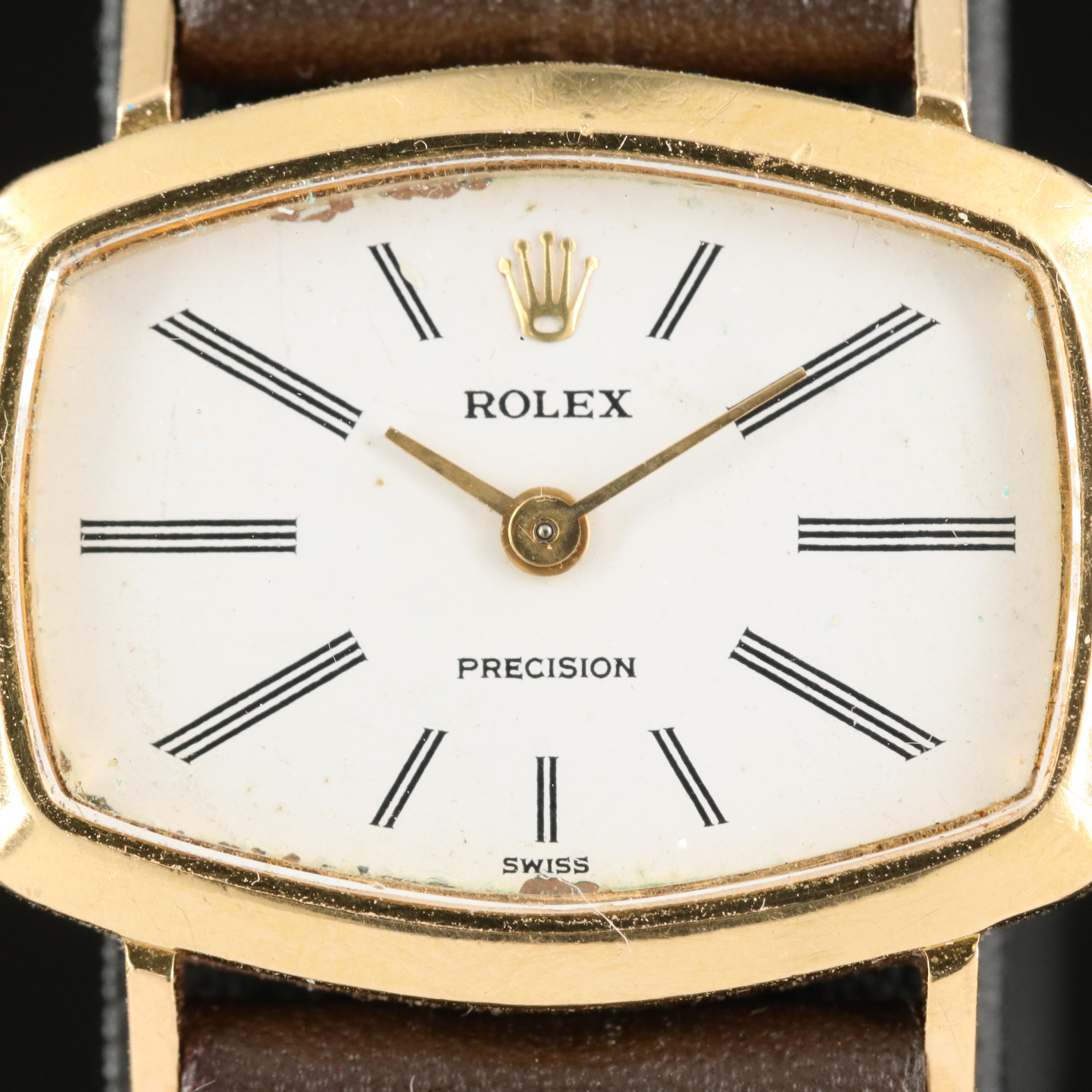 1966 Rolex Precision 18K Watch