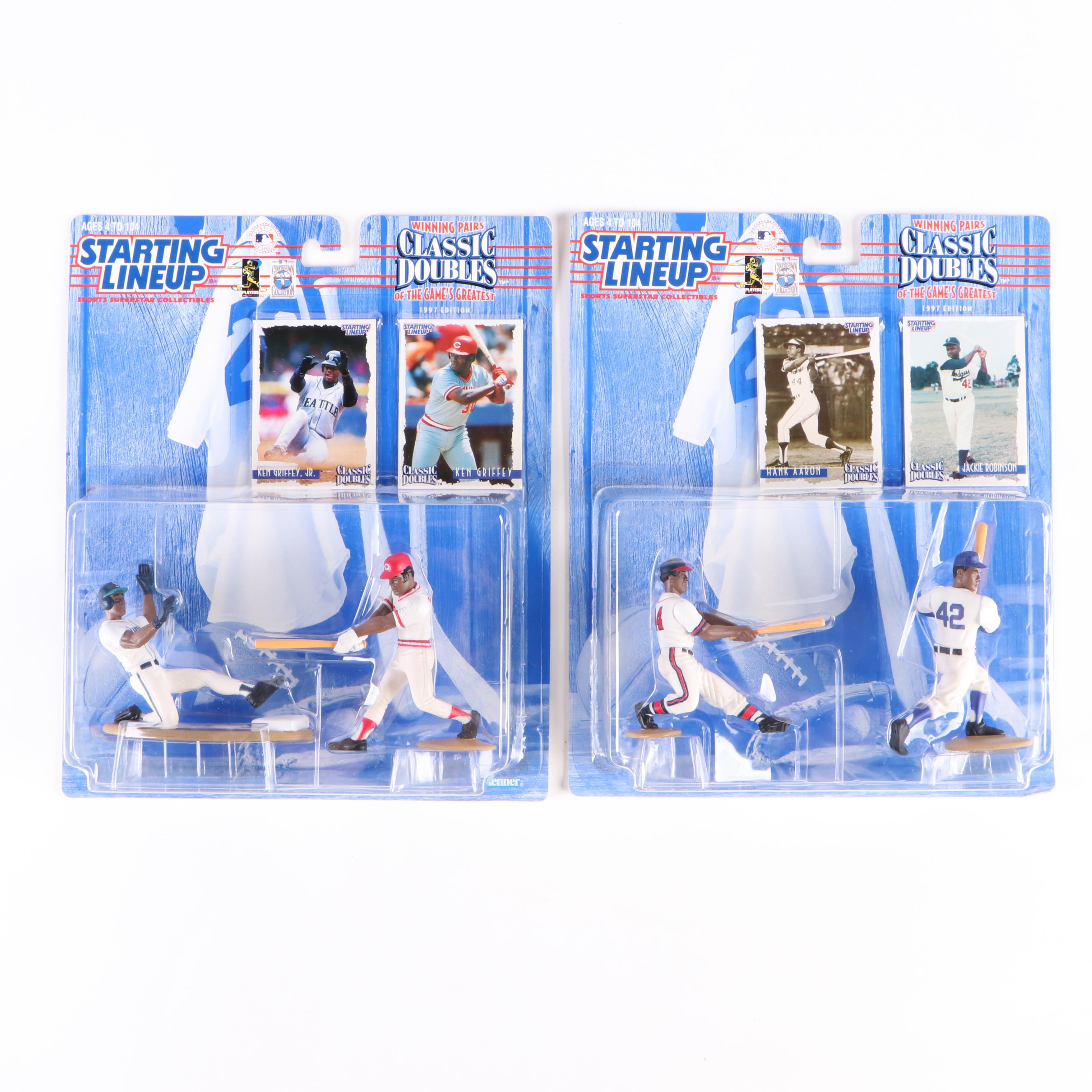 Kenner Starting Lineup Classic Doubles Mantle, Griffey Jr, More Baseball Figures