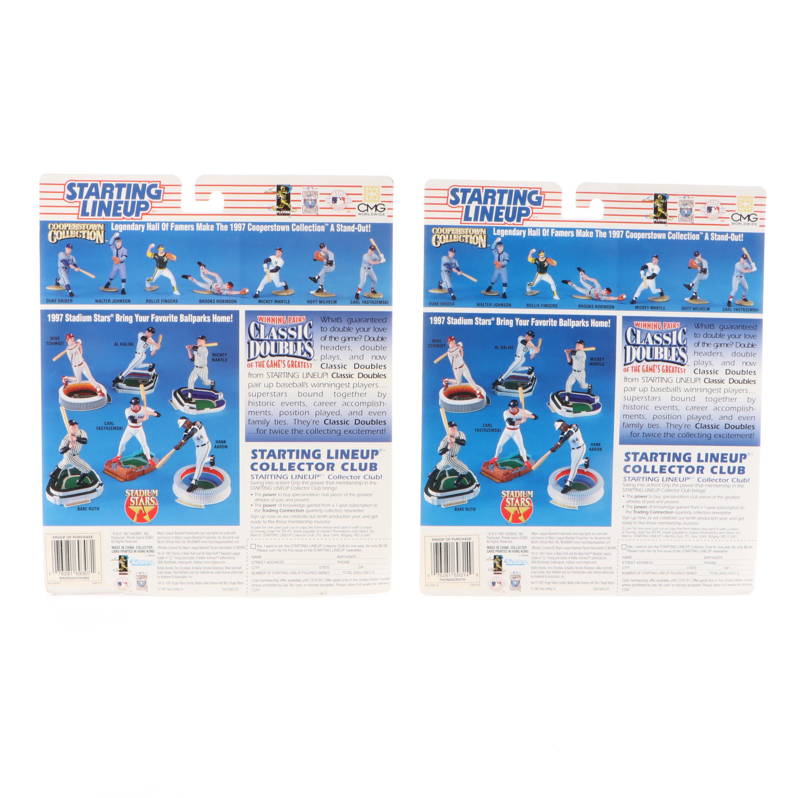 Kenner Starting Lineup Classic Doubles Mantle, Griffey Jr, More Baseball Figures